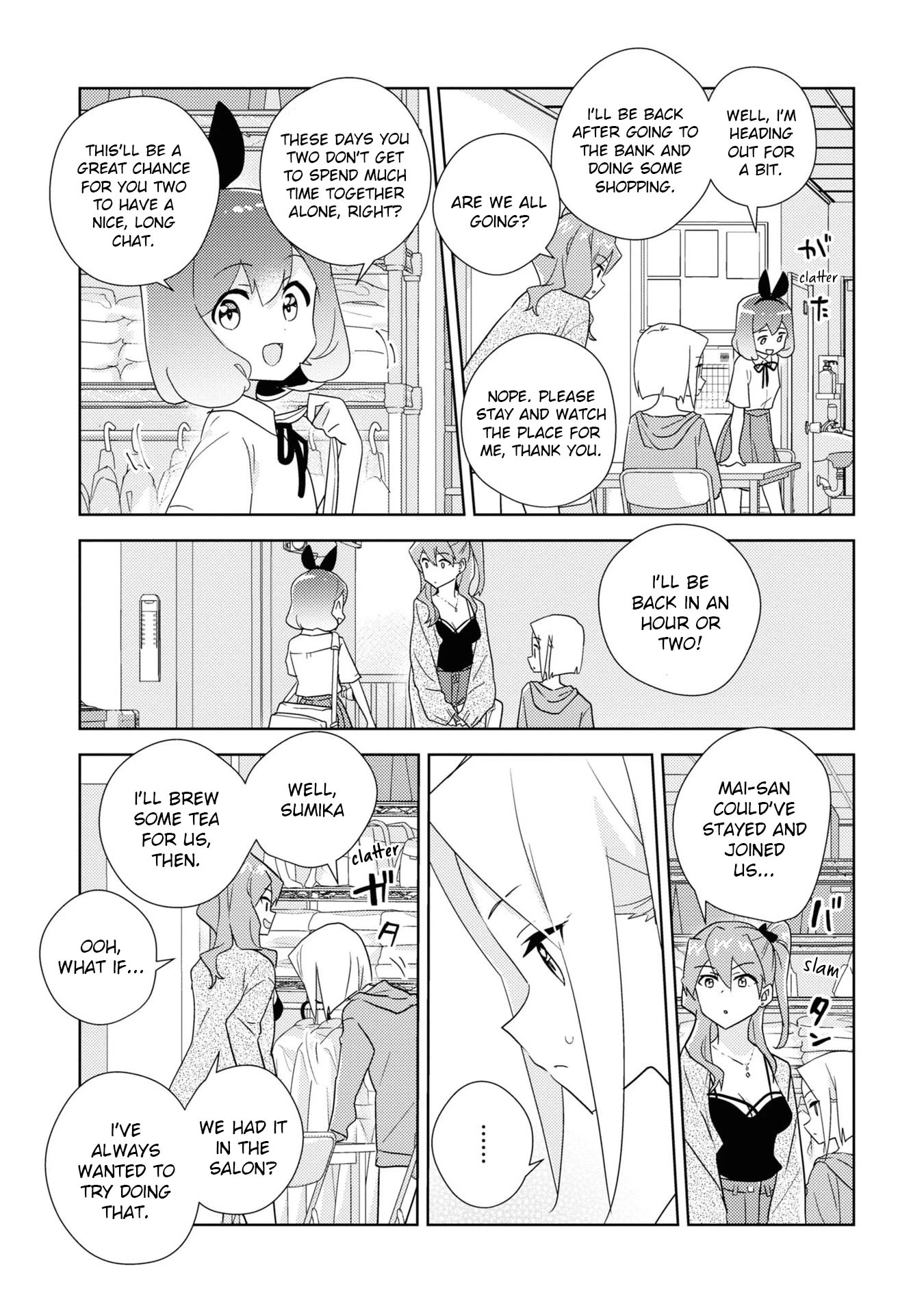 Watashi no Yuri wa Oshigoto desu! chapter 54 page 21