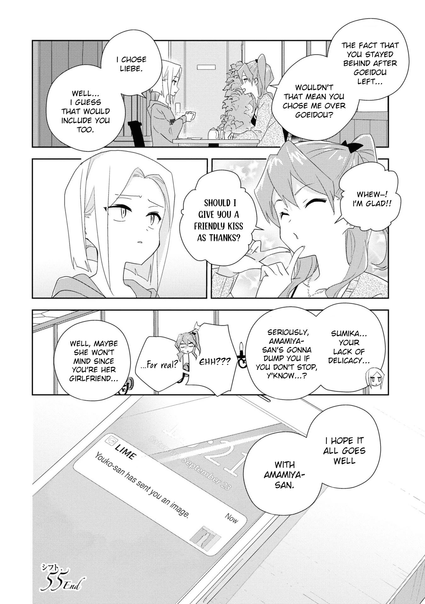 Watashi no Yuri wa Oshigoto desu! chapter 55 page 36