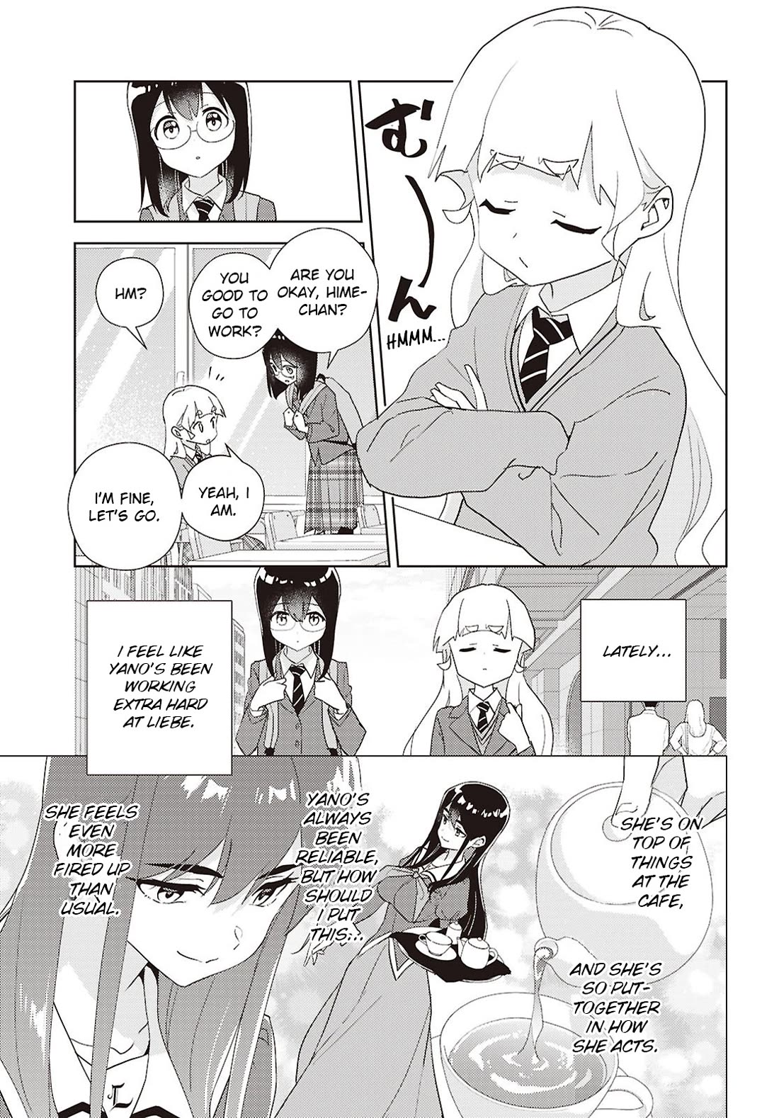 Watashi no Yuri wa Oshigoto desu! chapter 75 page 3