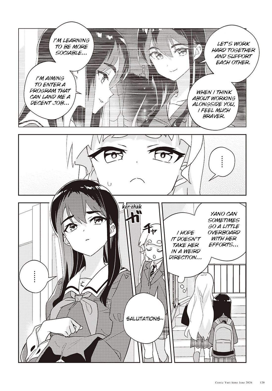 Watashi no Yuri wa Oshigoto desu! chapter 75 page 4