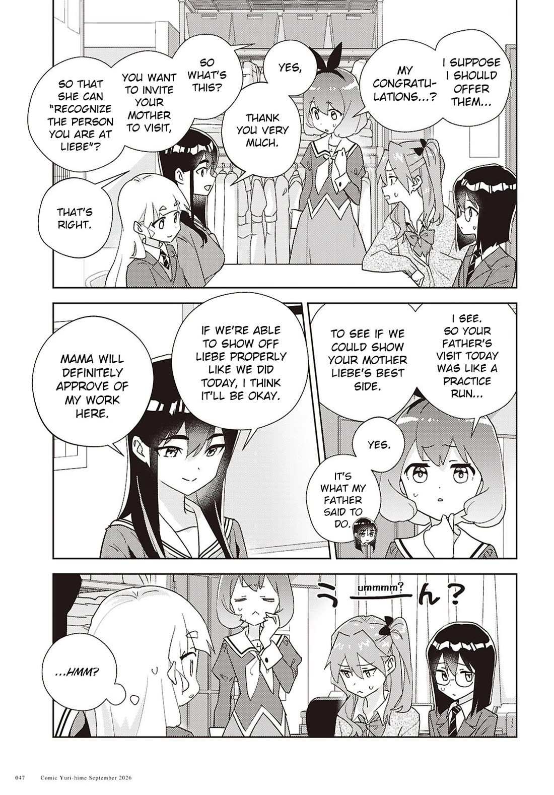Watashi no Yuri wa Oshigoto desu! chapter 76 page 9