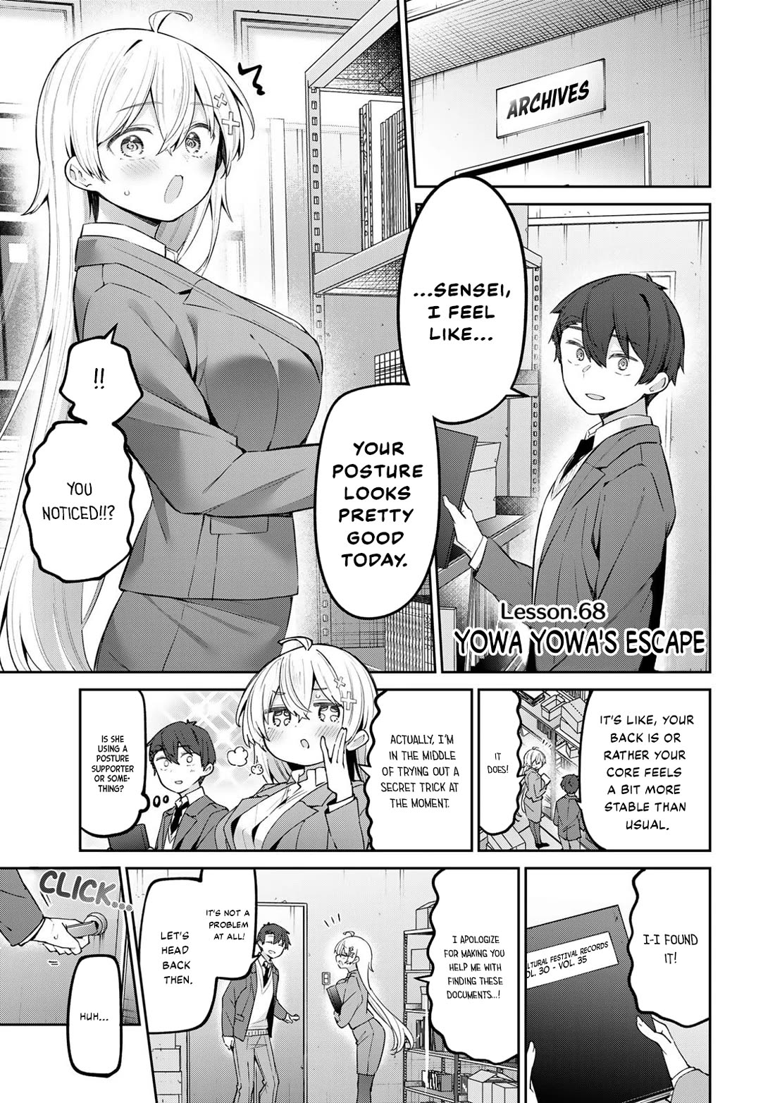 Weak-kneed Teacher chapter 68 page 1