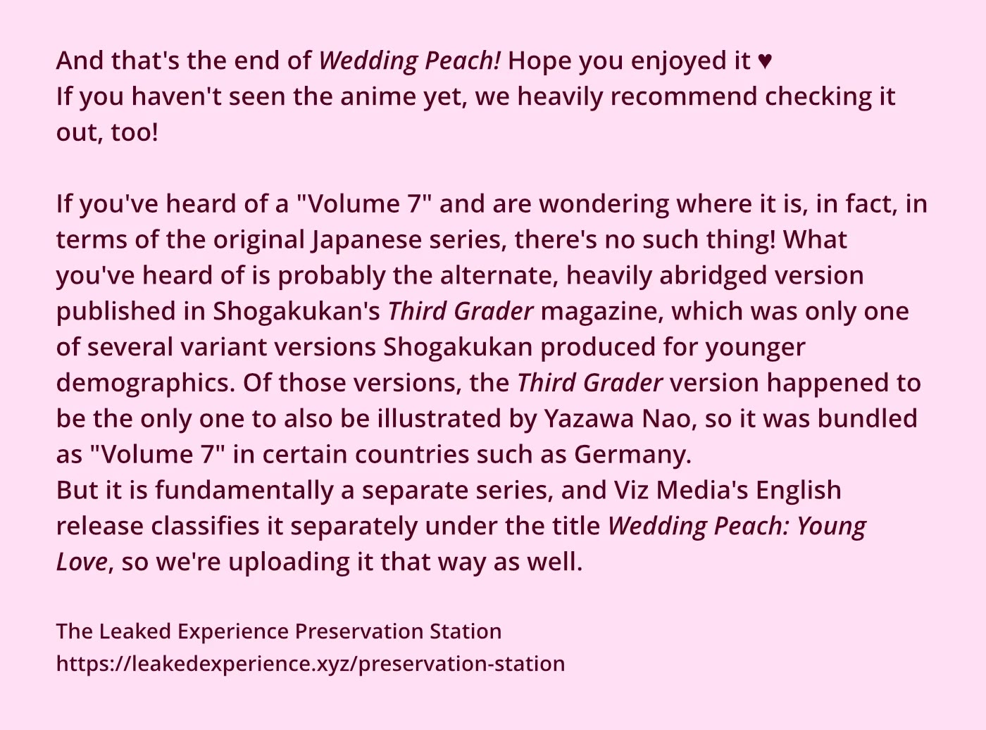 Wedding Peach chapter 26.6 page 48