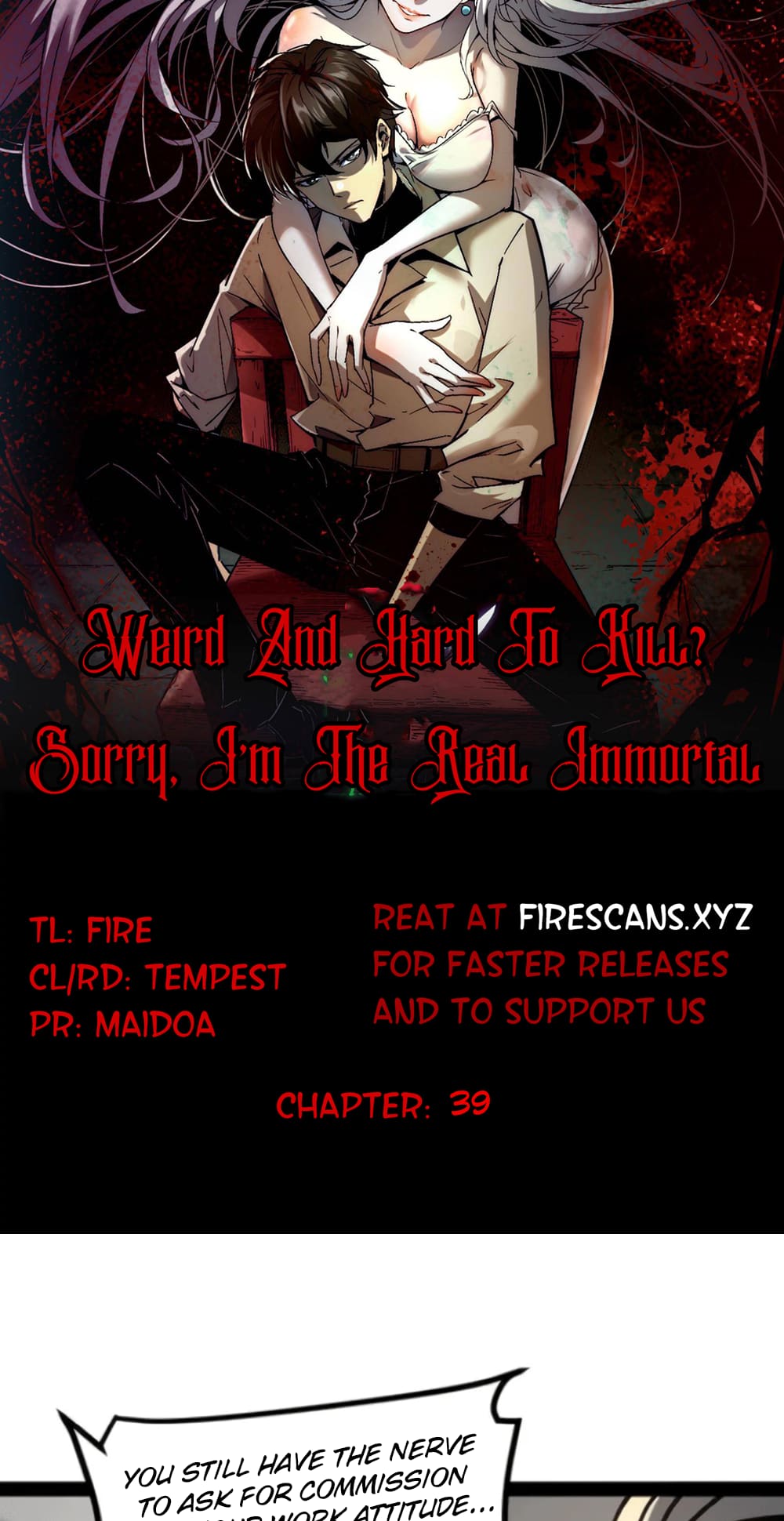 Weird And Hard To Kill? Sorry, I’M The Real Immortal chapter 39 page 4