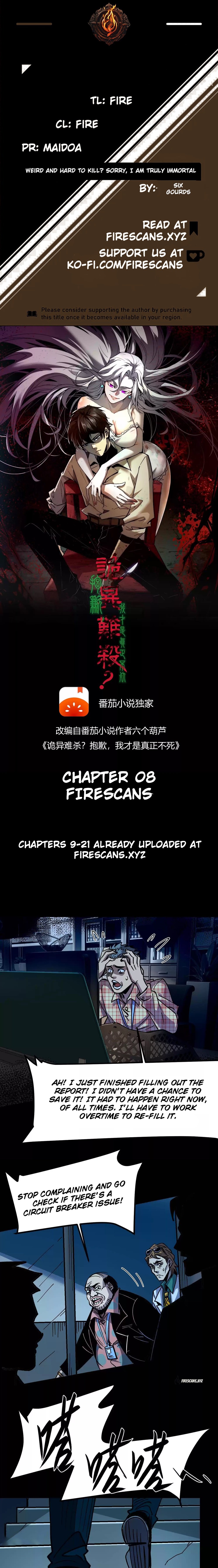 Weird And Hard To Kill? Sorry, I’M The Real Immortal chapter 8 page 1