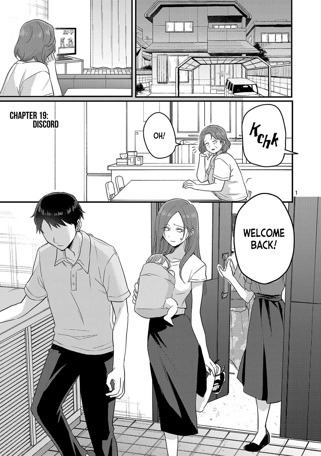 "Welcome Home, Papa" chapter 19 page 1