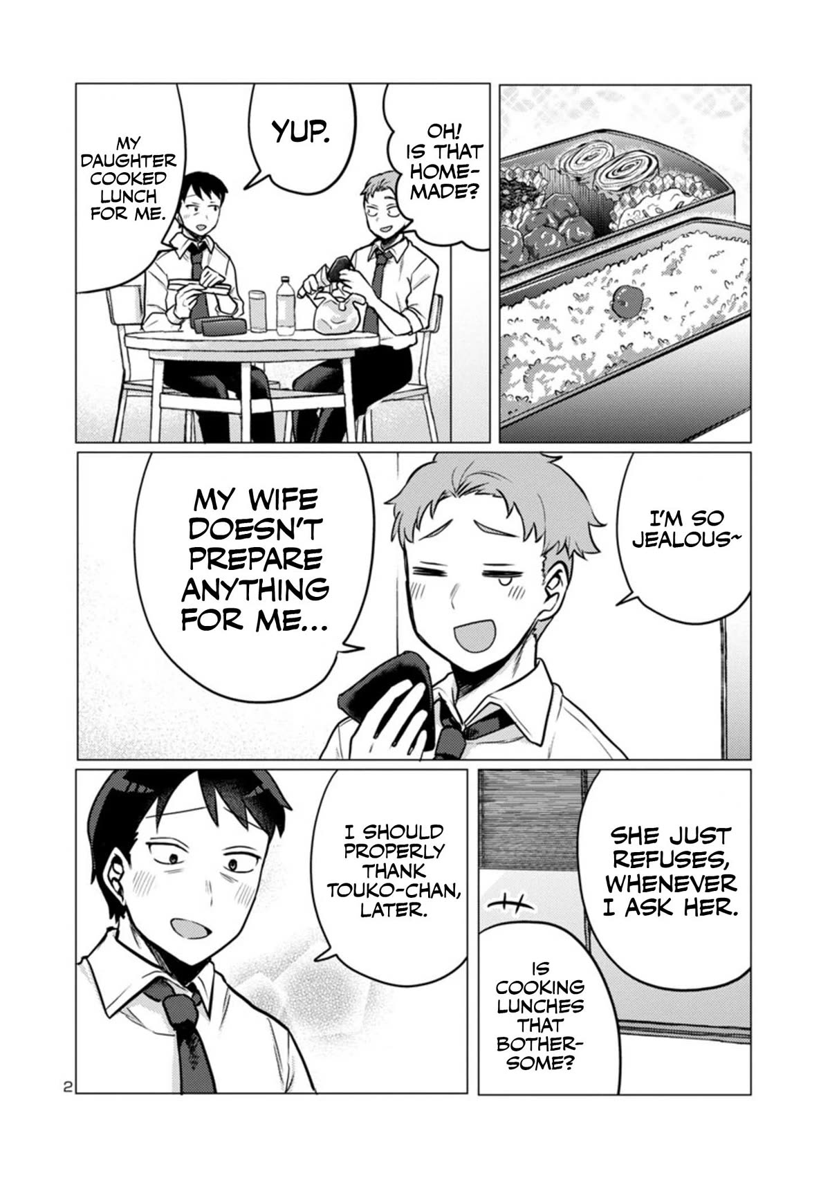 "Welcome Home, Papa" chapter 2 page 2