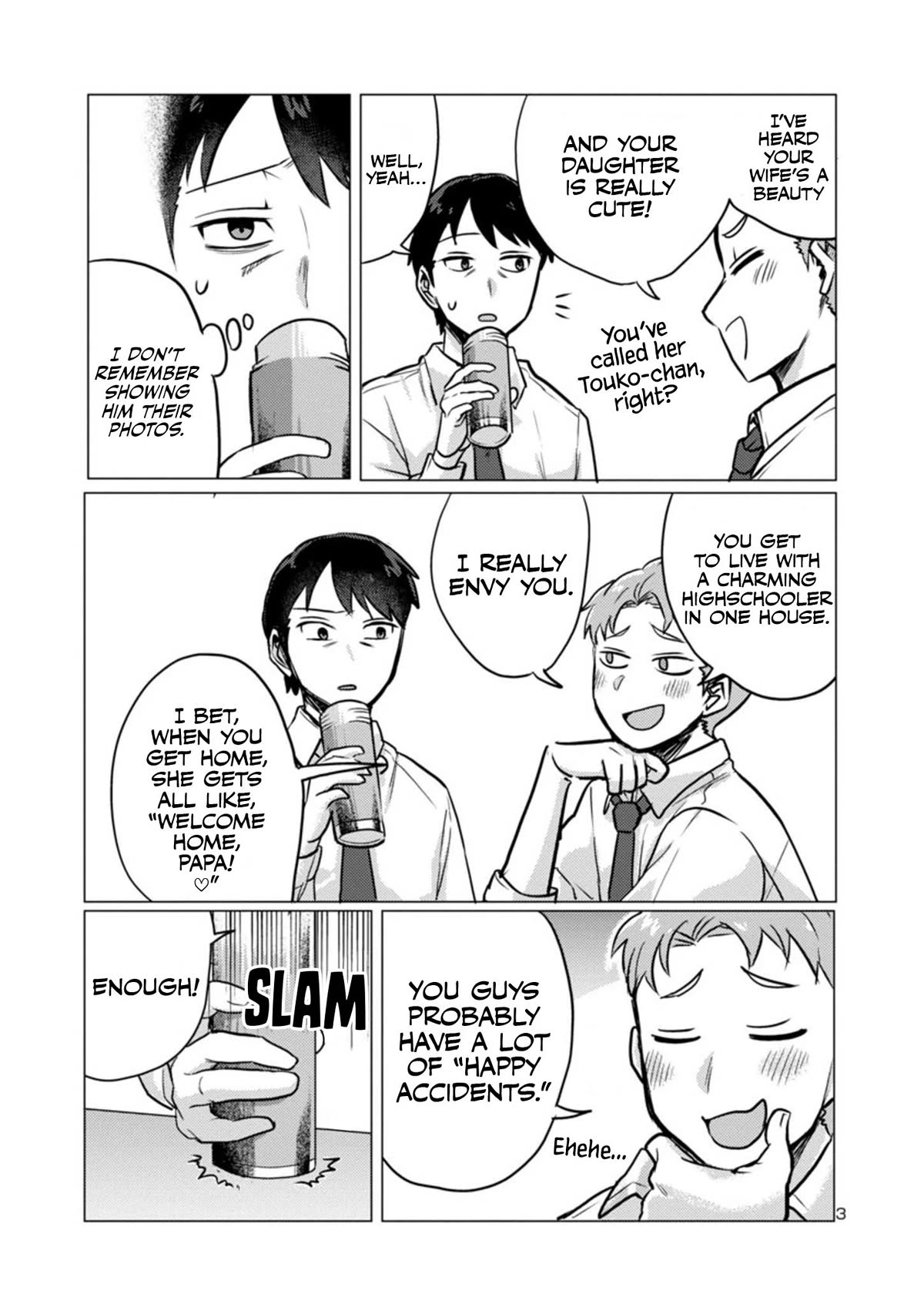 "Welcome Home, Papa" chapter 2 page 3