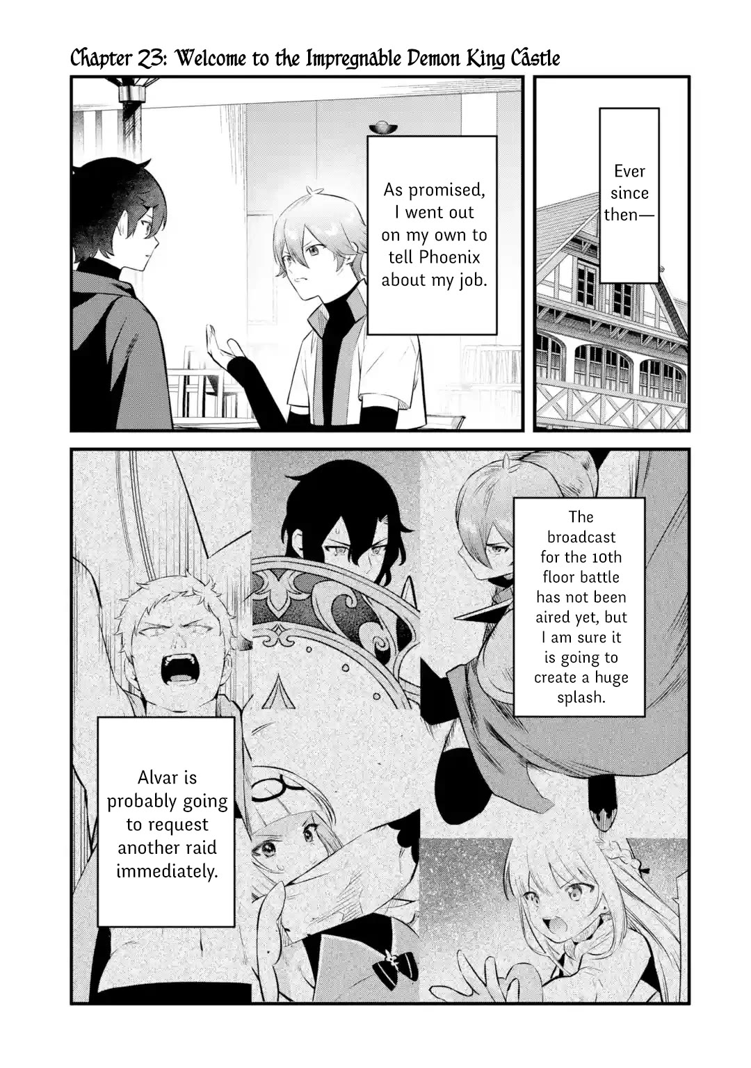 Welcome to the Impregnable Demon King Castle ~The Black Mage Who Got Kicked Out of the Hero Party Due to His Unnecessary Debuffs Gets Welcomed by the Top Brass of the Demon King's Army~ chapter 23 page 1