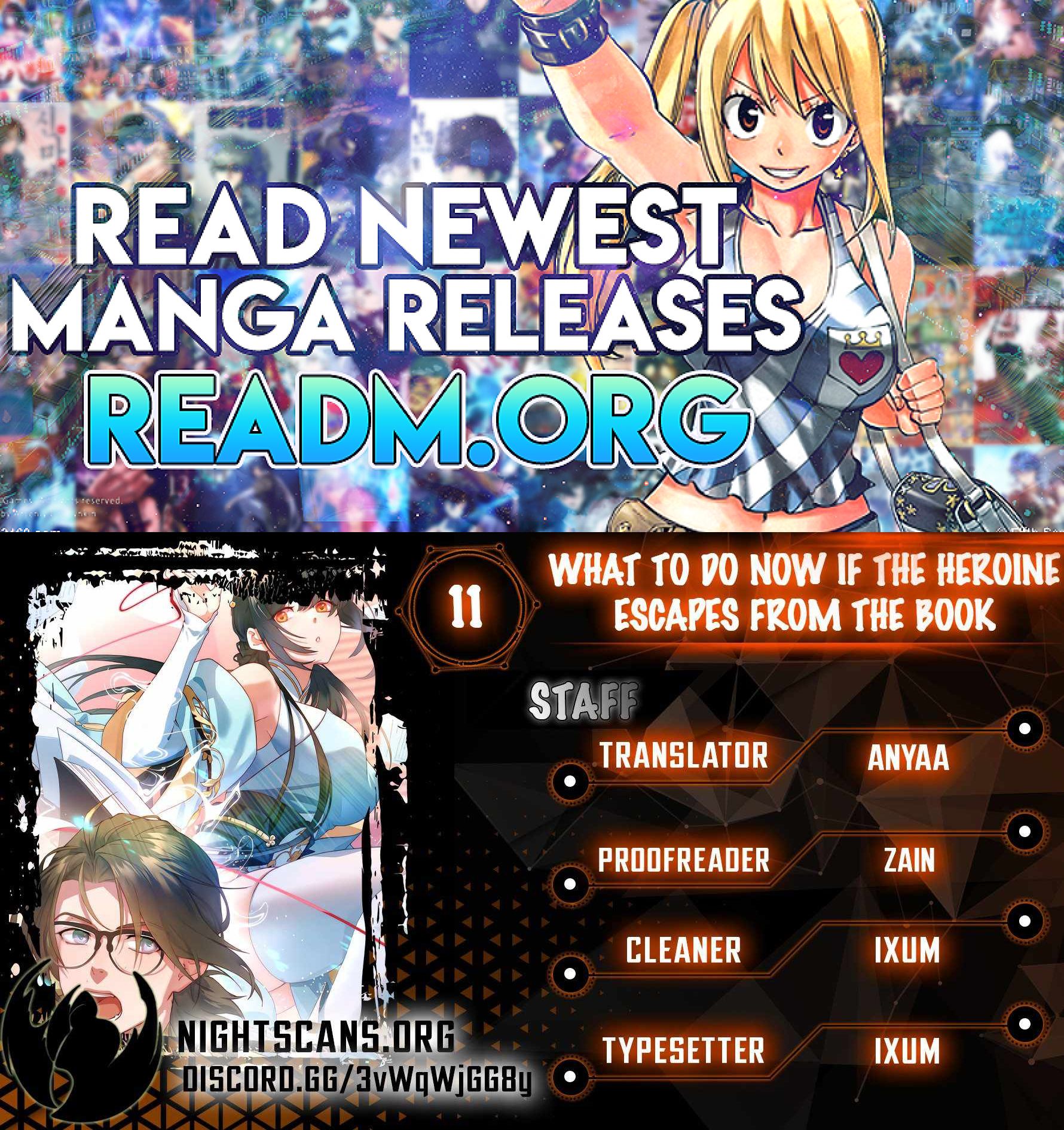 What Do You Do If the Heroine Escapes From Your Novel chapter 11 page 1