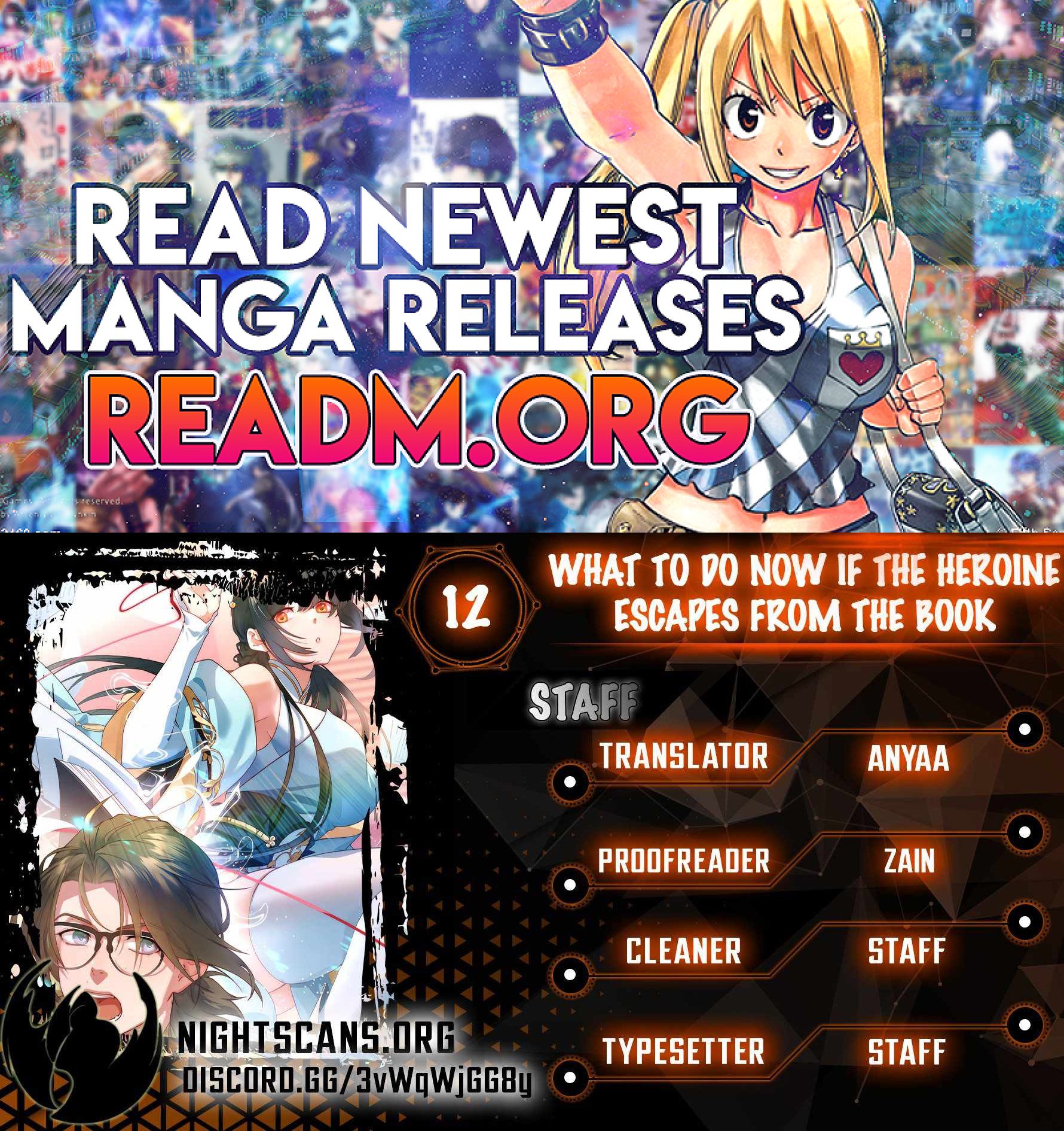 What Do You Do If the Heroine Escapes From Your Novel chapter 12 page 1