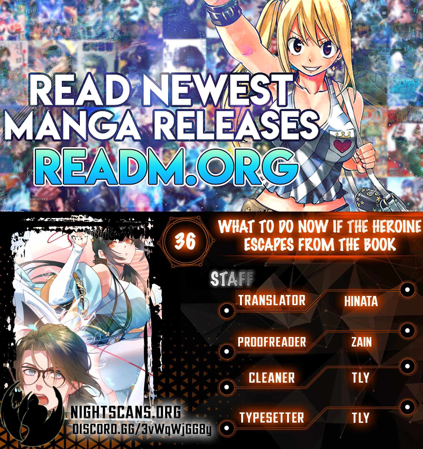 What Do You Do If the Heroine Escapes From Your Novel chapter 36 page 1