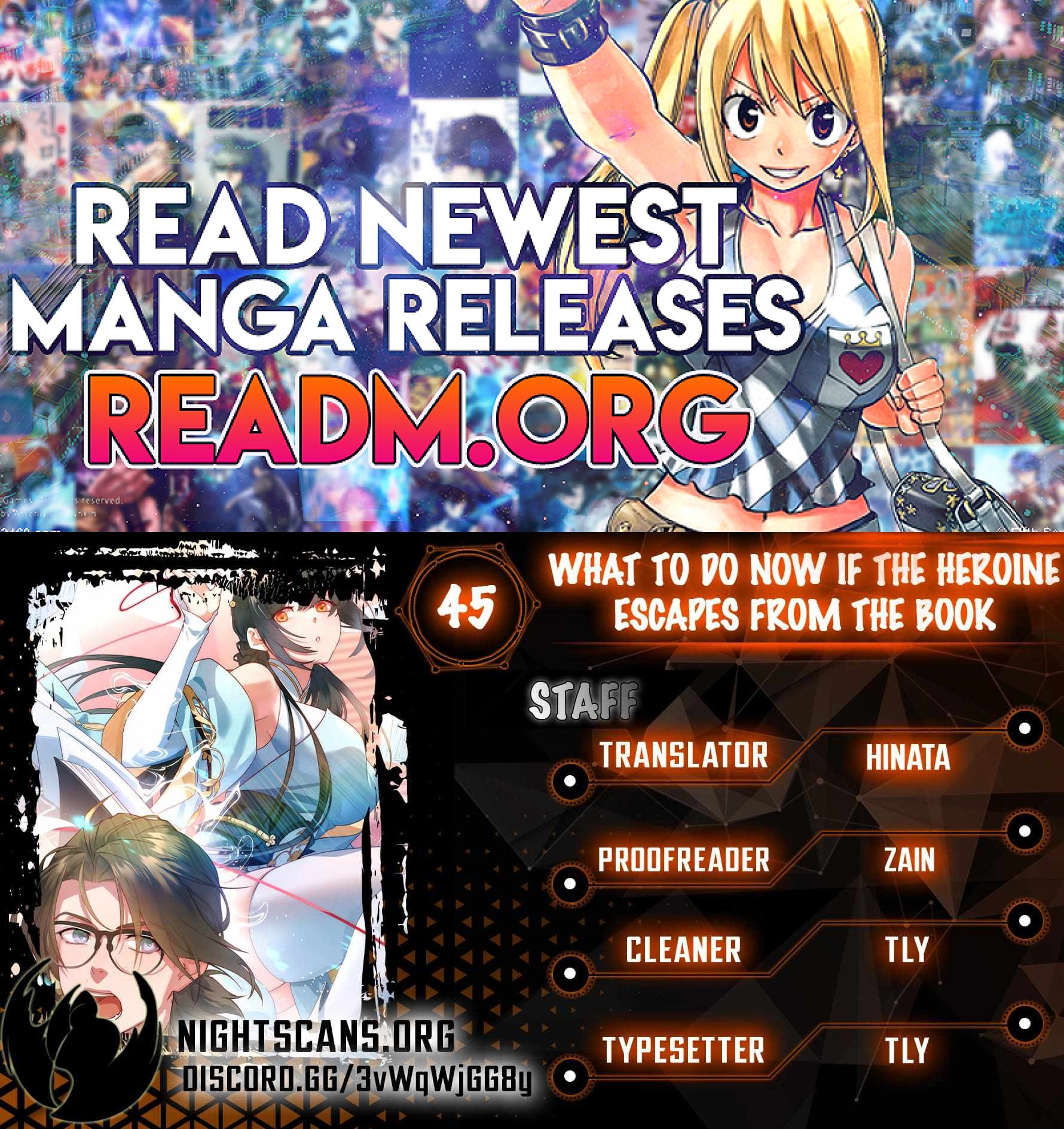 What Do You Do If the Heroine Escapes From Your Novel chapter 45 page 1