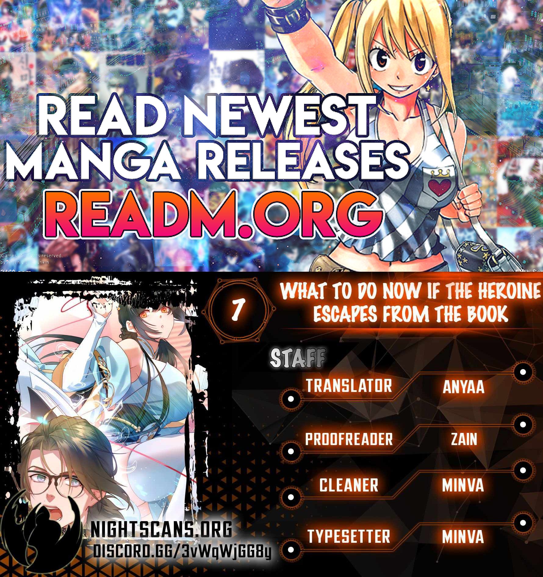 What Do You Do If the Heroine Escapes From Your Novel chapter 7 page 1