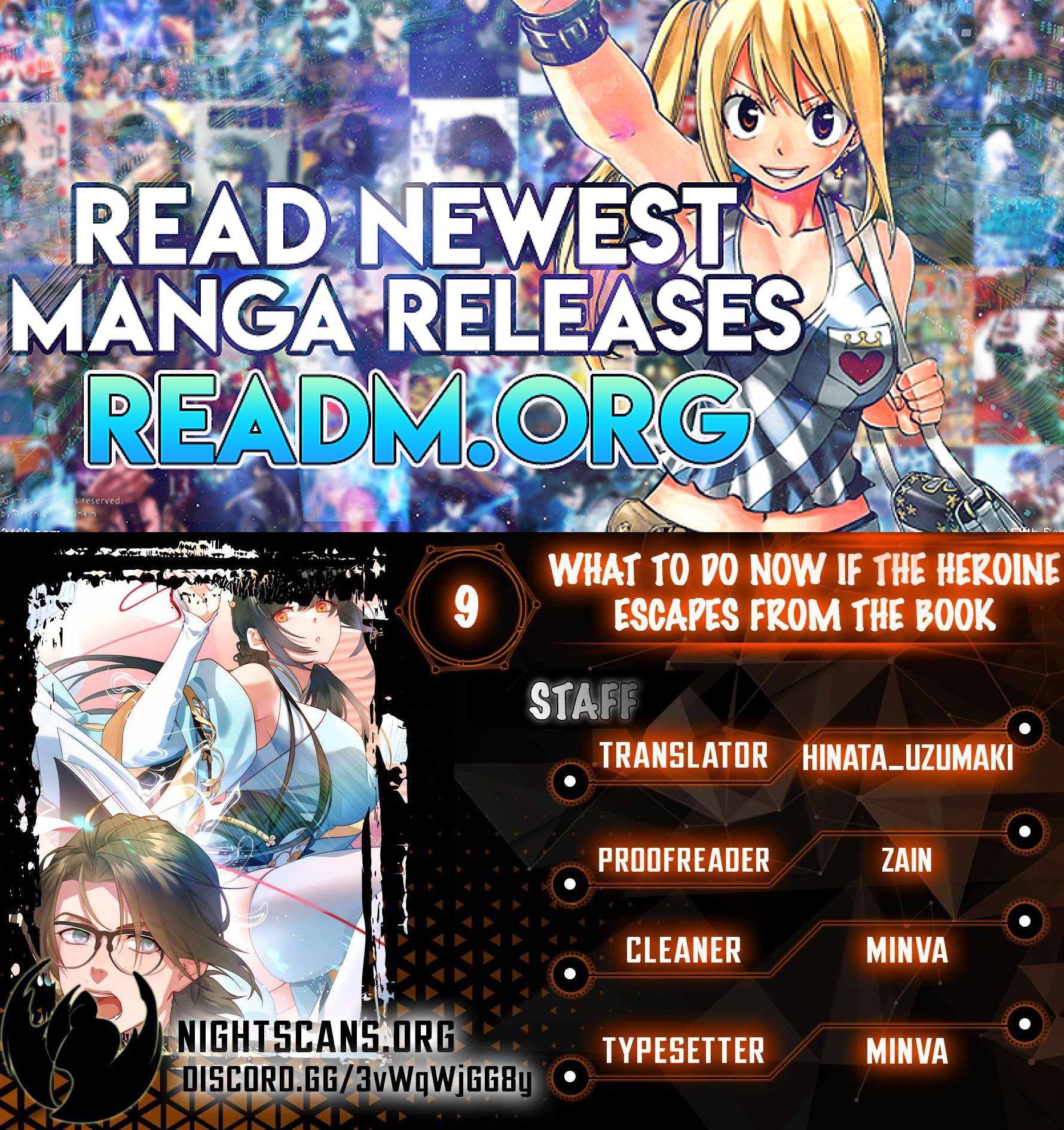 What Do You Do If the Heroine Escapes From Your Novel chapter 9 page 1