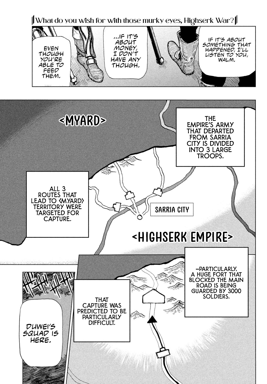 What Do You Wish For With Those Murky Eyes: Record of Highserk War chapter 1 page 42