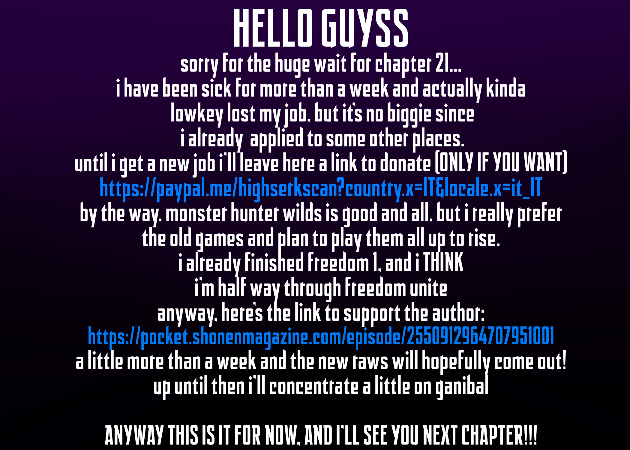 What Do You Wish For With Those Murky Eyes: Record of Highserk War chapter 21 page 1