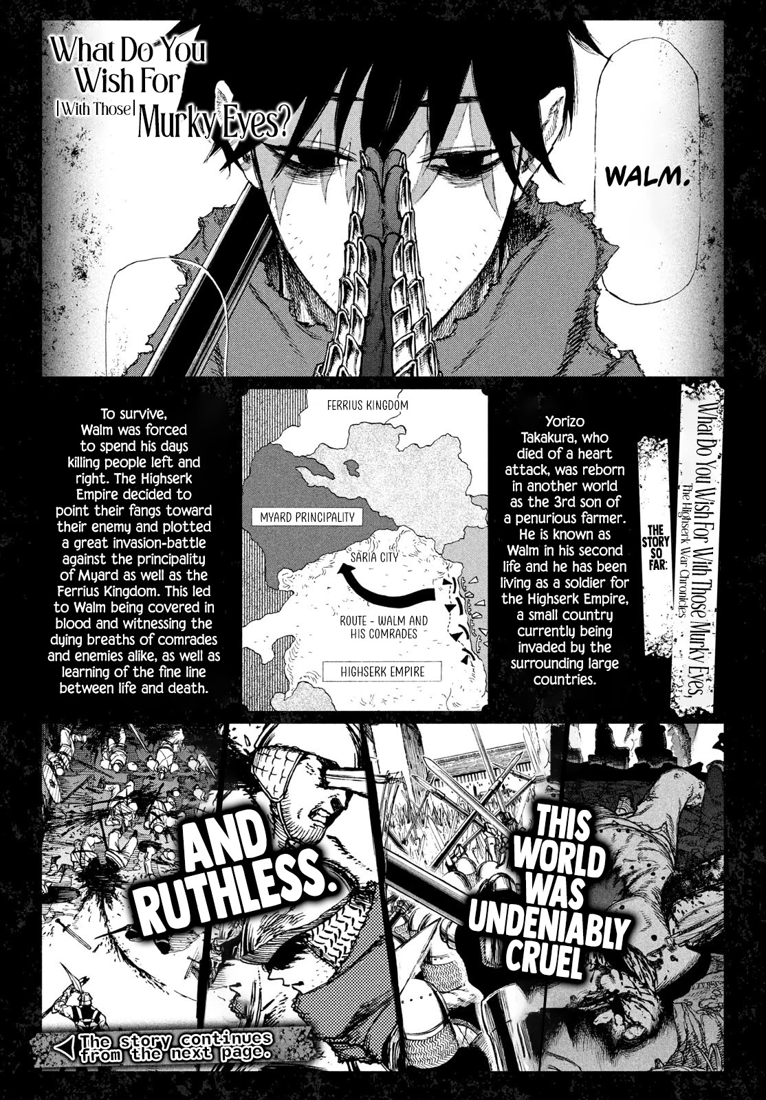 What Do You Wish For With Those Murky Eyes: Record of Highserk War chapter 3 page 2