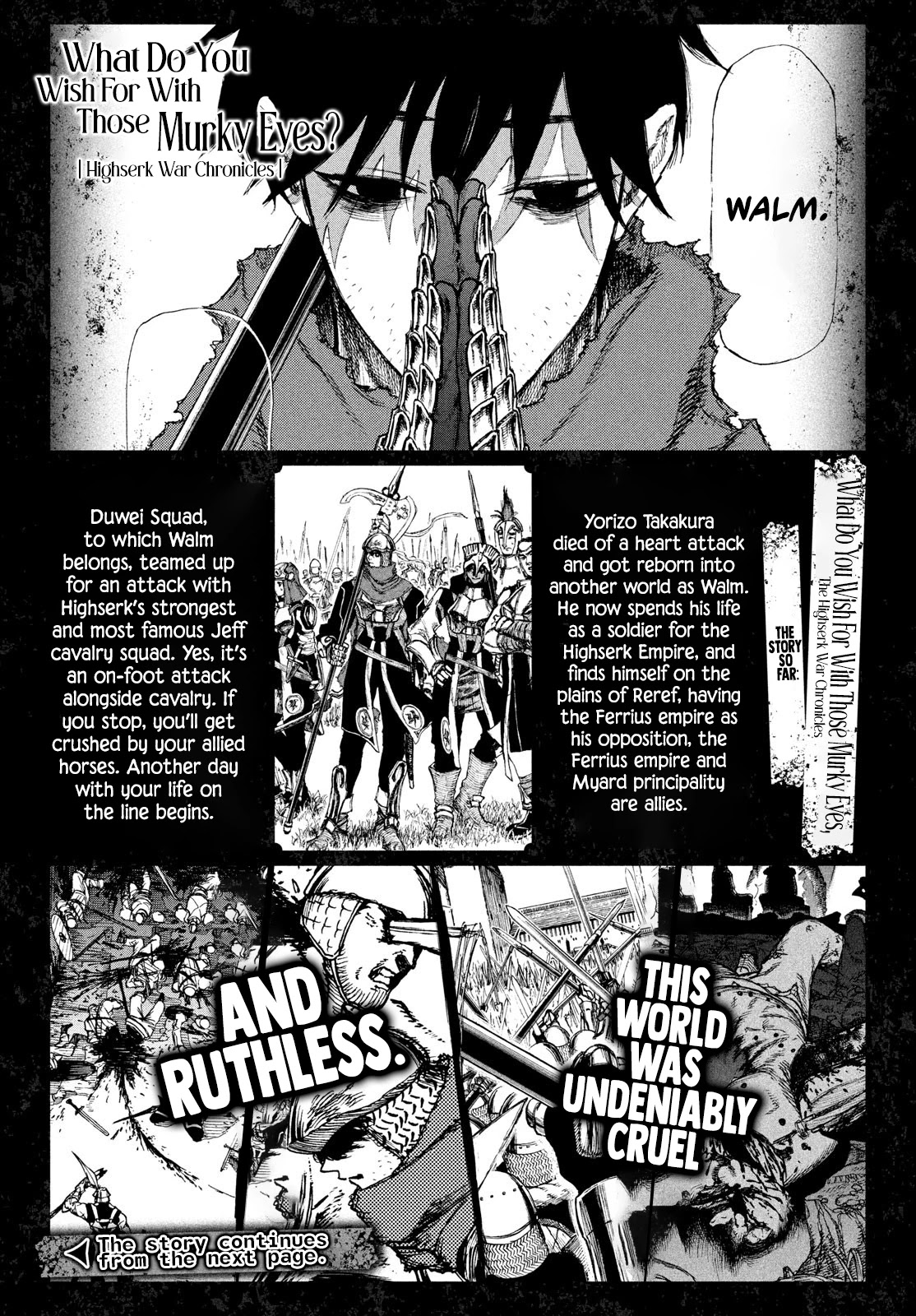 What Do You Wish For With Those Murky Eyes: Record of Highserk War chapter 4 page 2