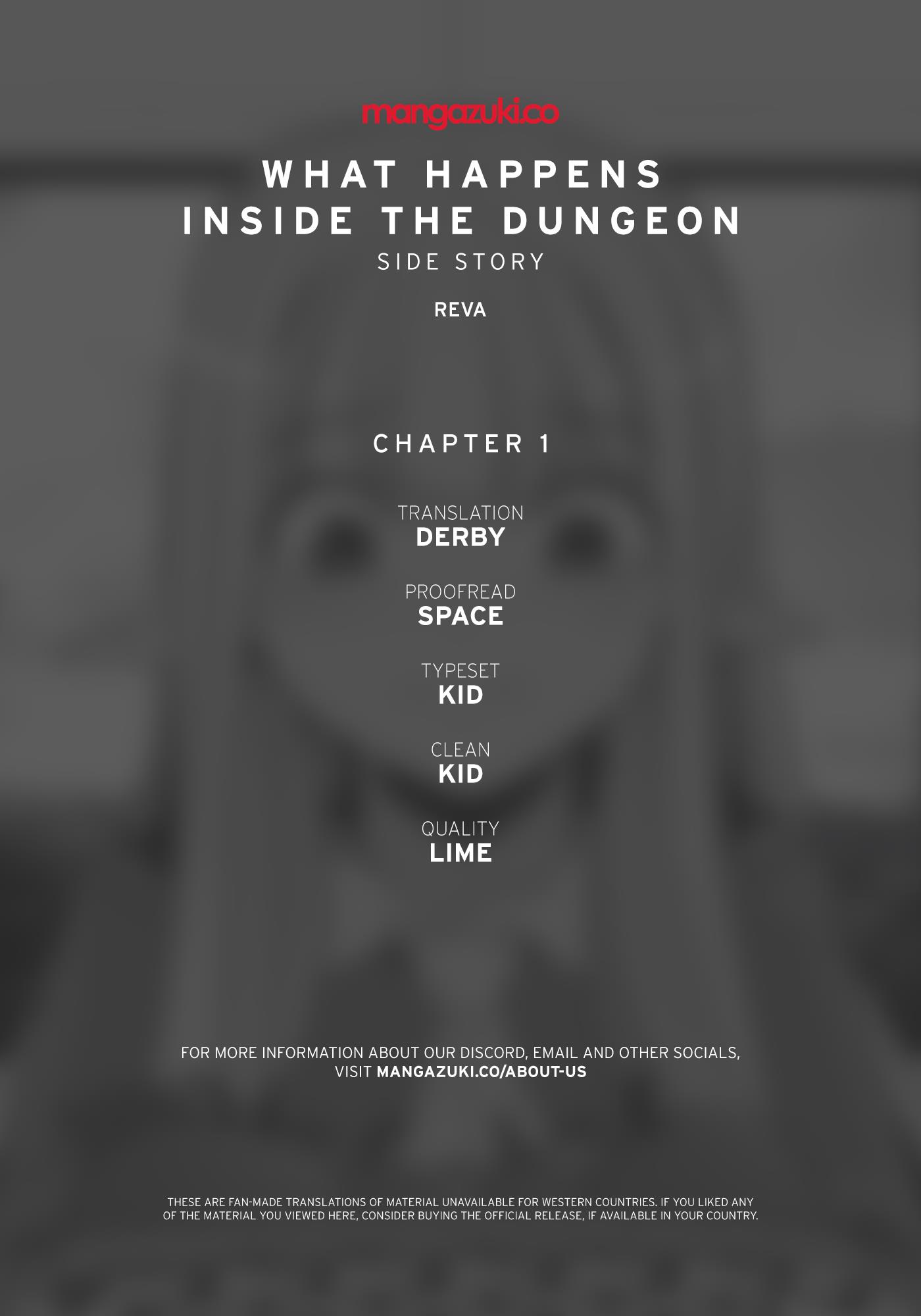 What Happens Inside the Dungeon chapter 111 page 1