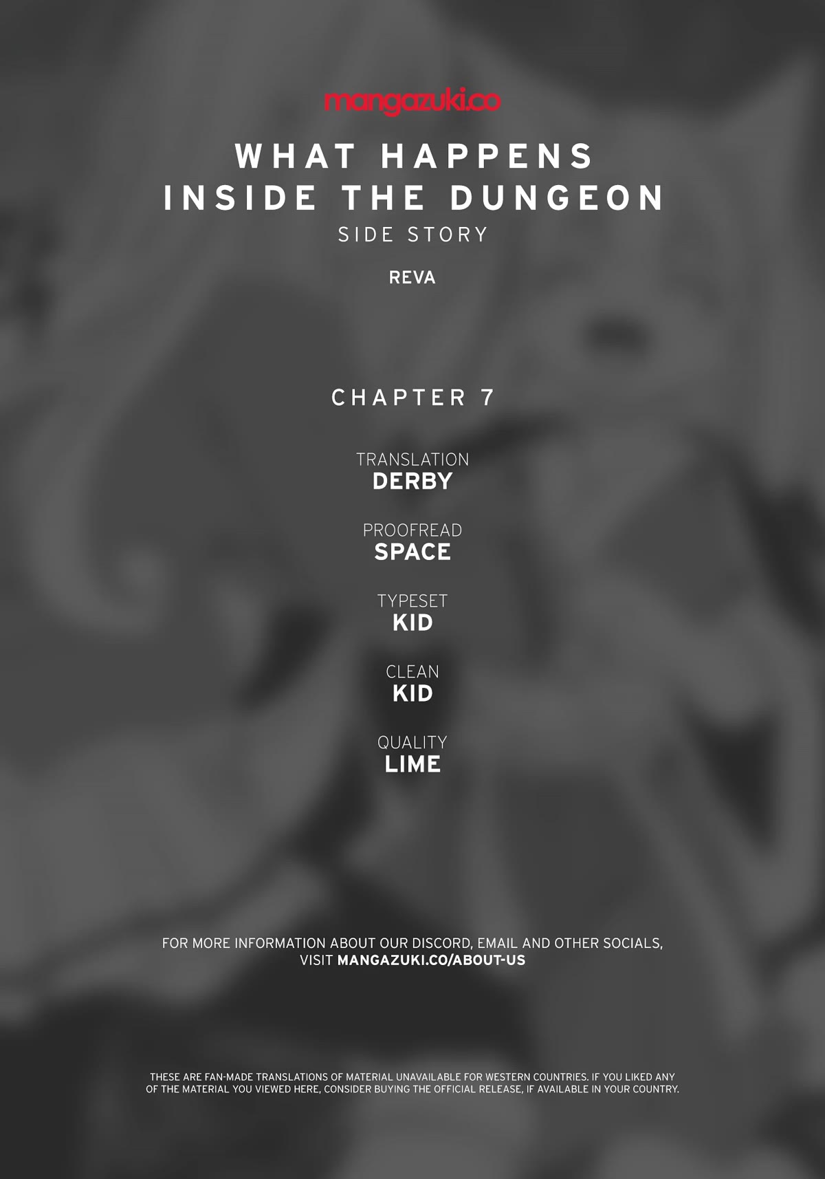 What Happens Inside the Dungeon chapter 117 page 1