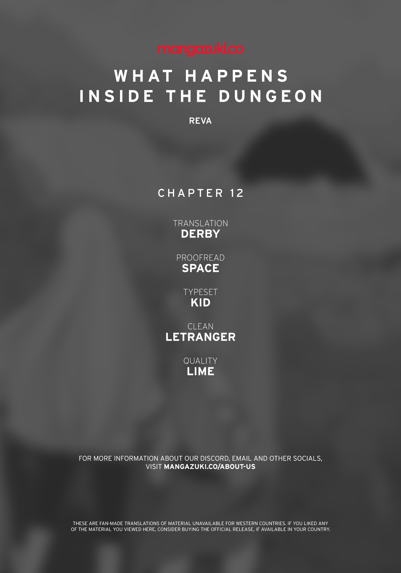 What Happens Inside the Dungeon chapter 12 page 1