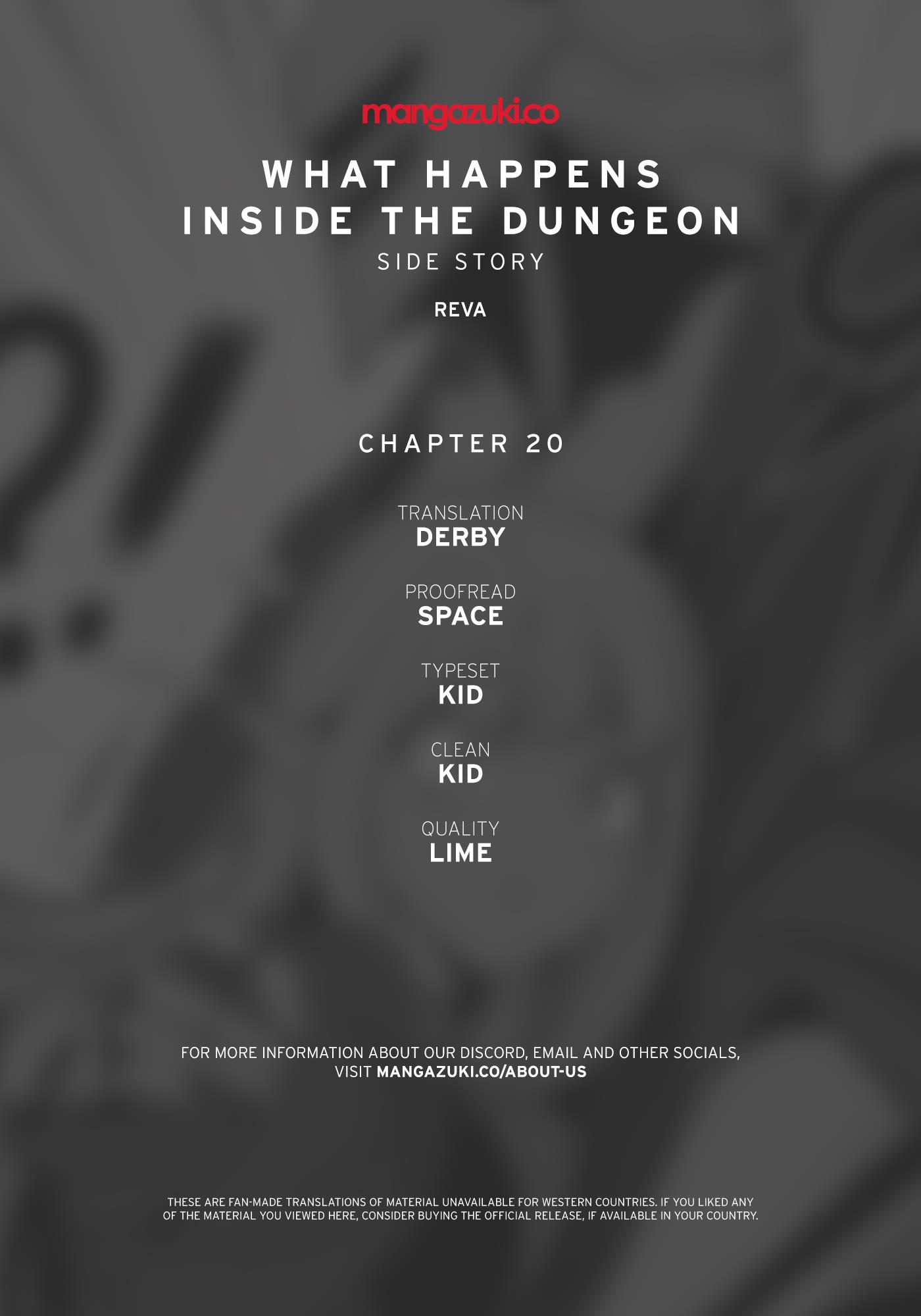 What Happens Inside the Dungeon chapter 130 page 1