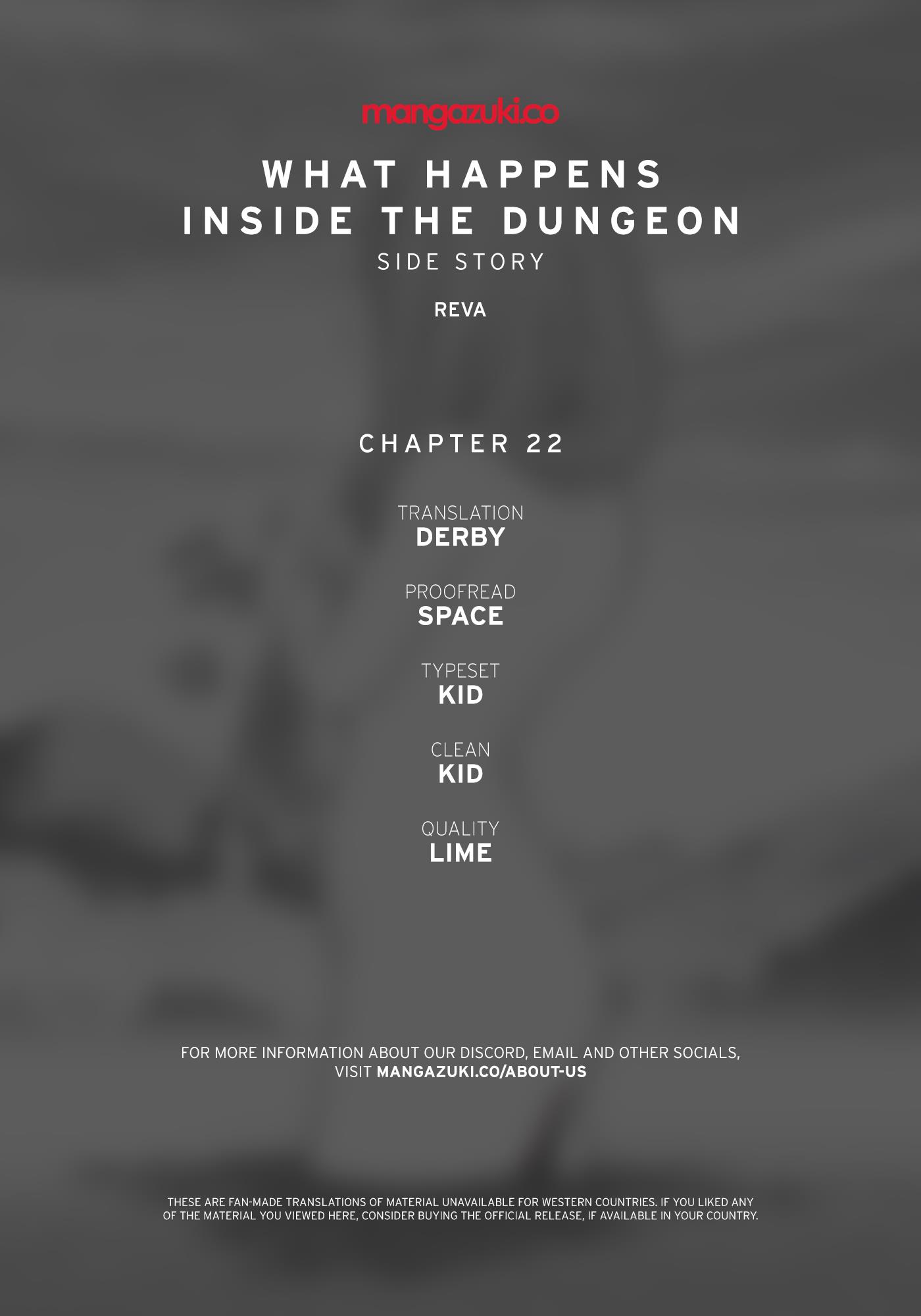 What Happens Inside the Dungeon chapter 132 page 1