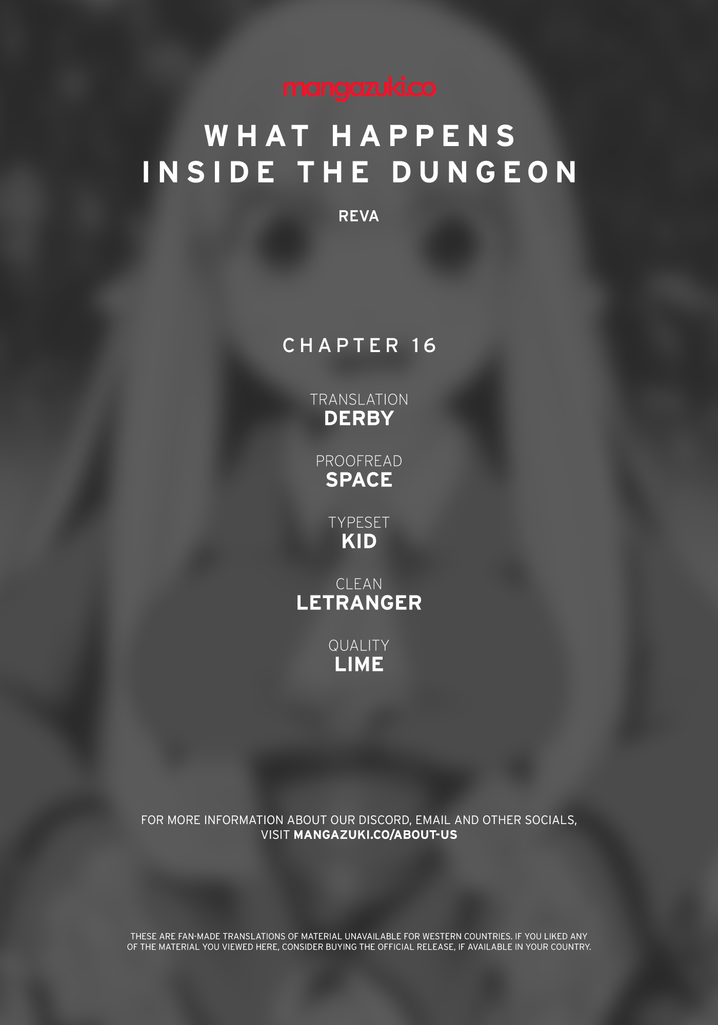 What Happens Inside the Dungeon chapter 16 page 1