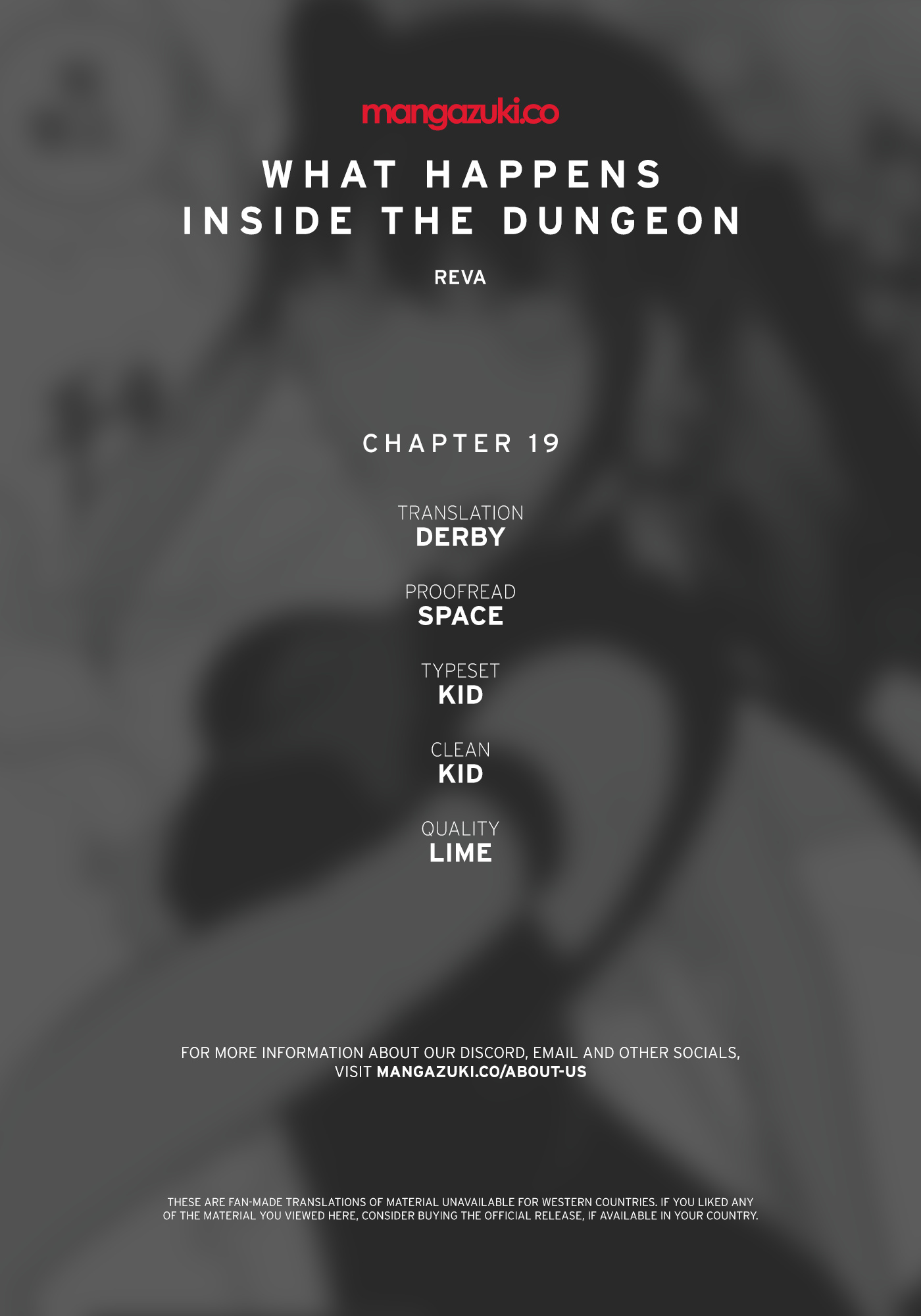 What Happens Inside the Dungeon chapter 19 page 1
