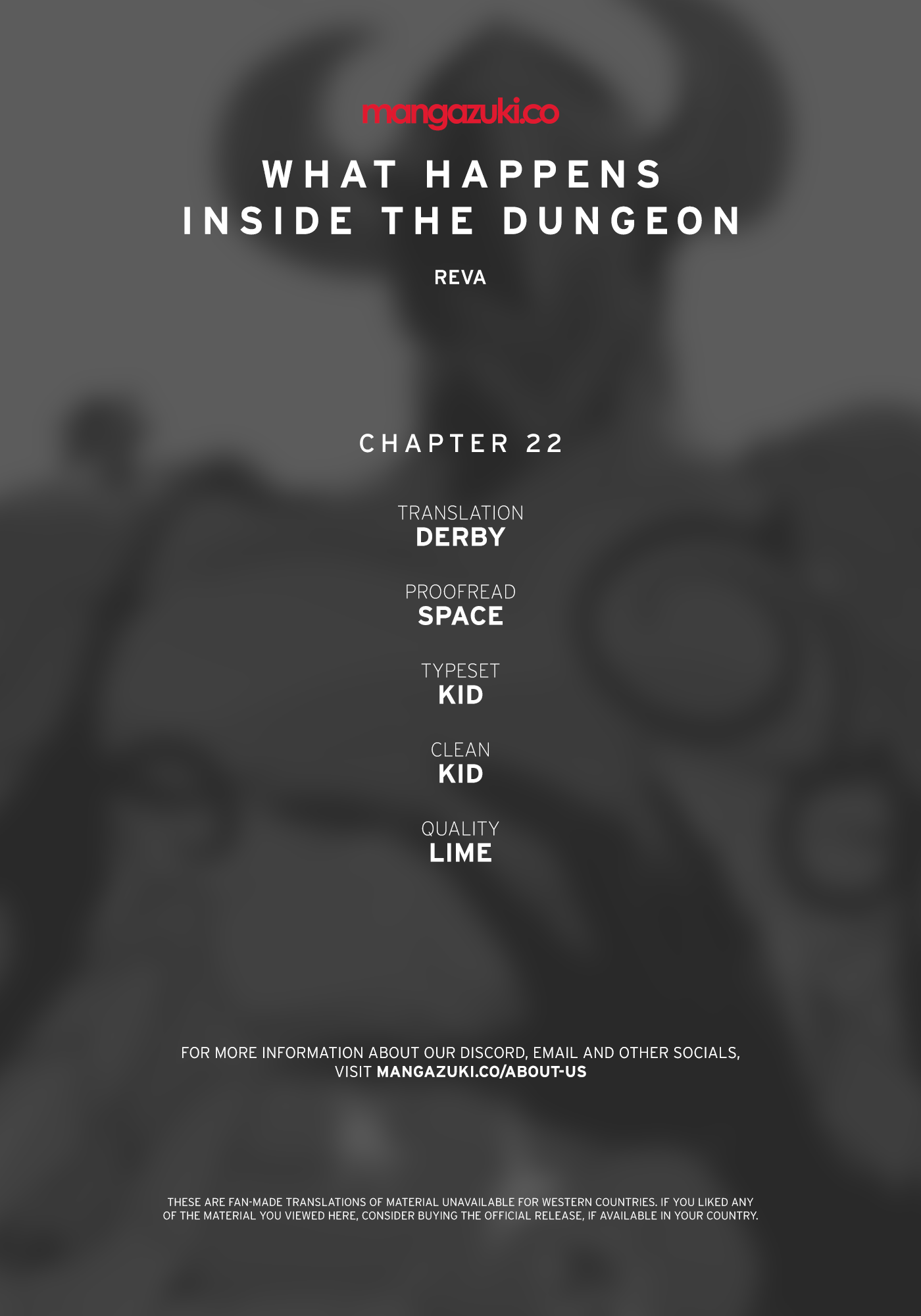 What Happens Inside the Dungeon chapter 22 page 1