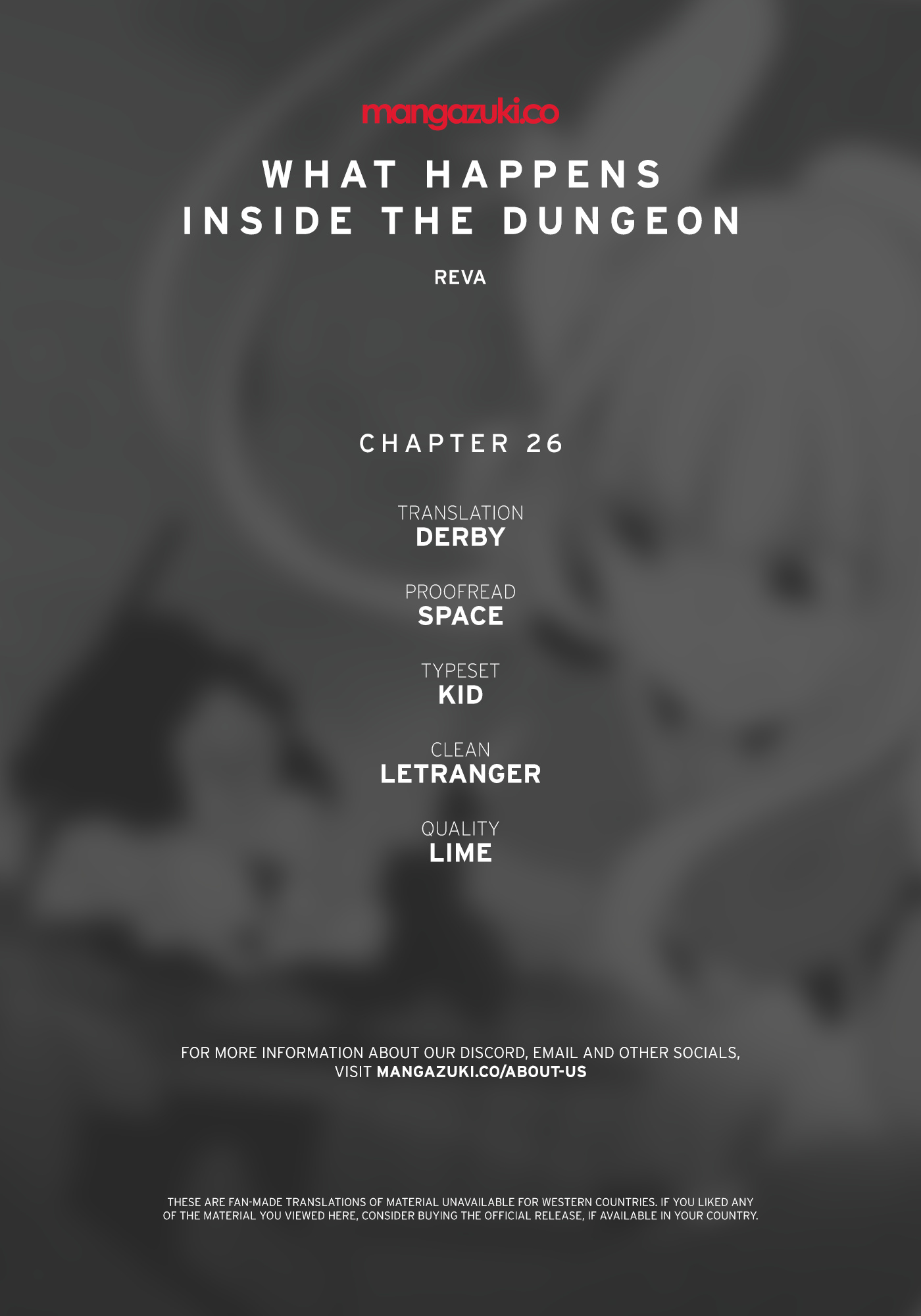 What Happens Inside the Dungeon chapter 26 page 1