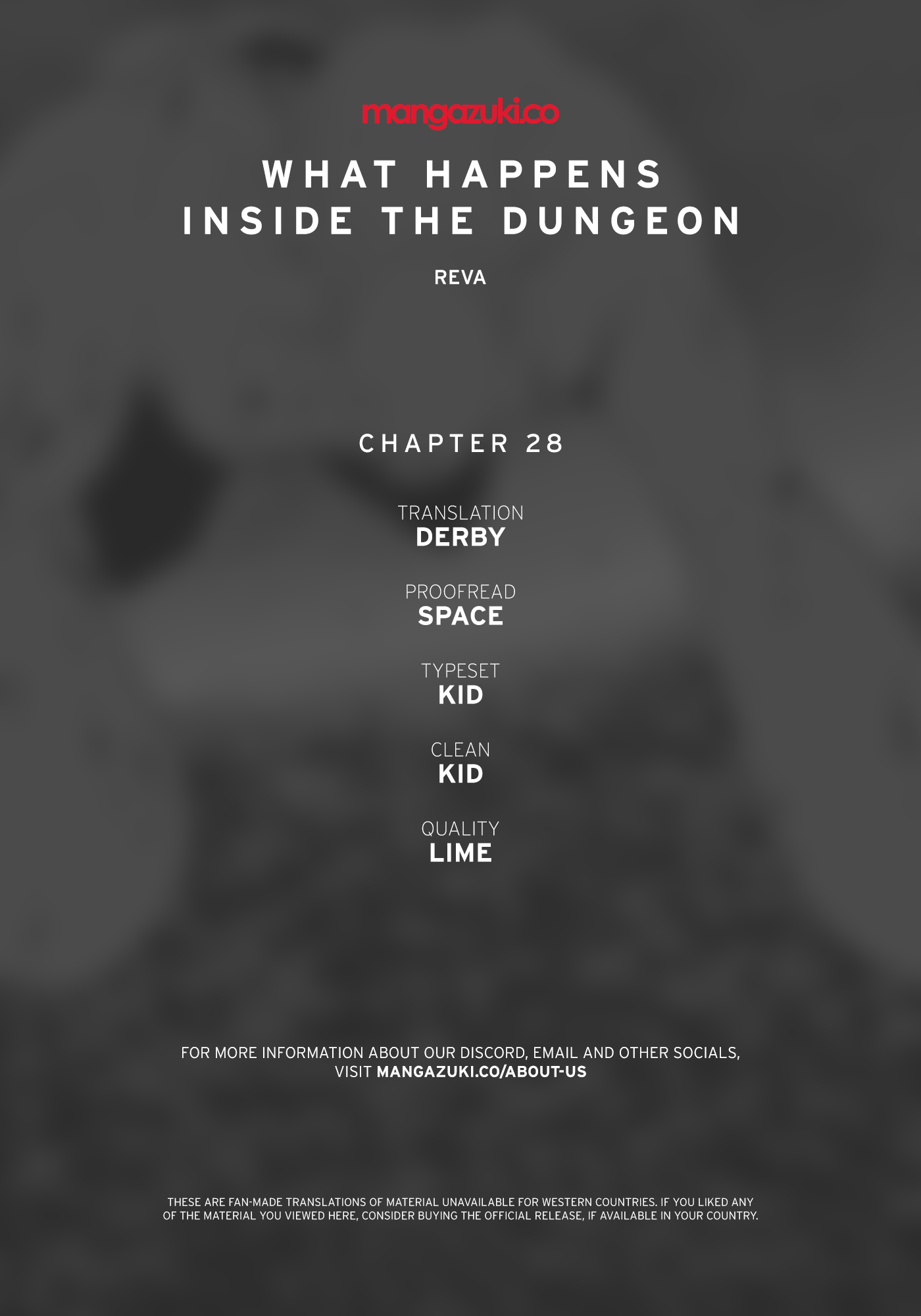 What Happens Inside the Dungeon chapter 28 page 1