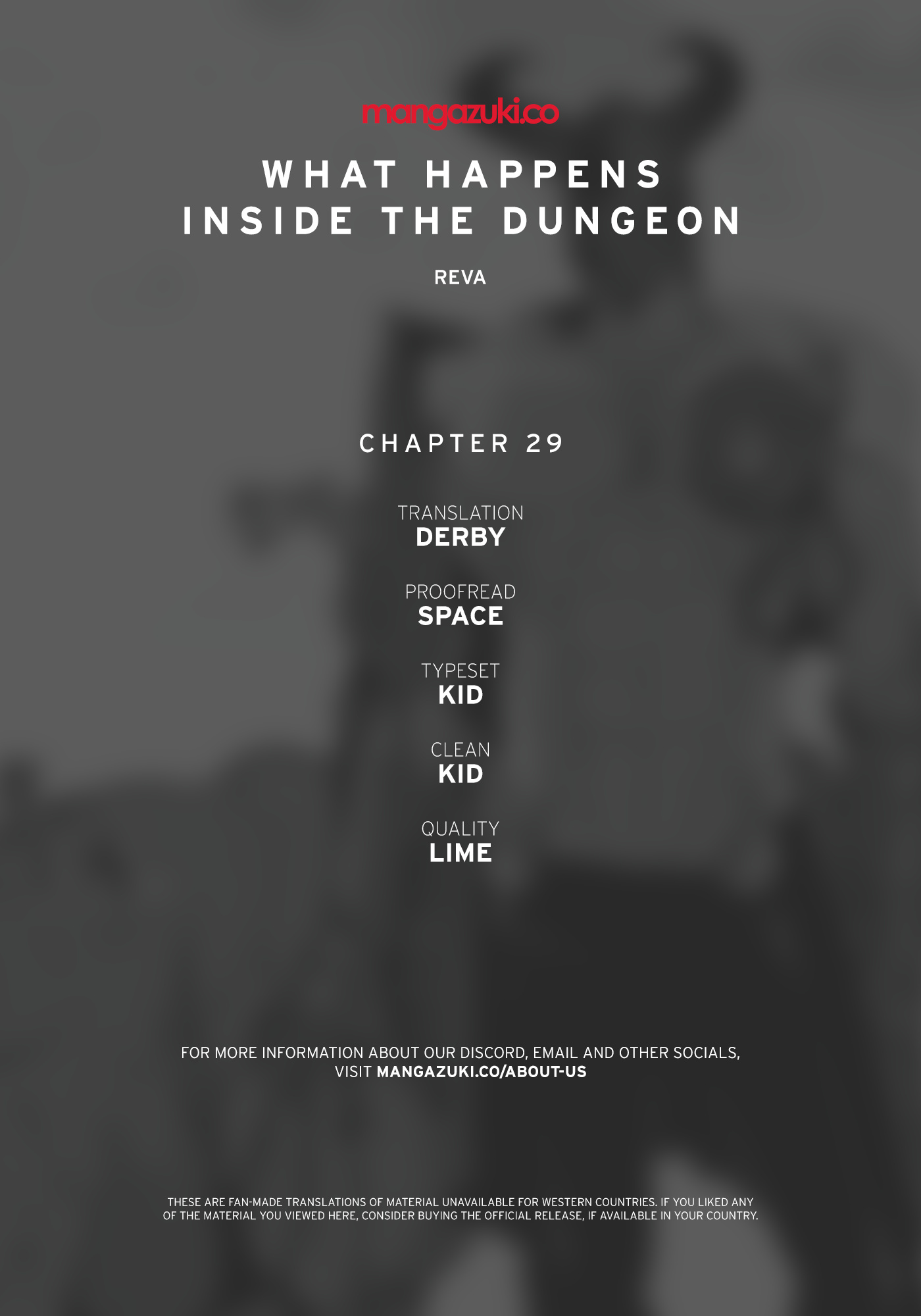 What Happens Inside the Dungeon chapter 29 page 1