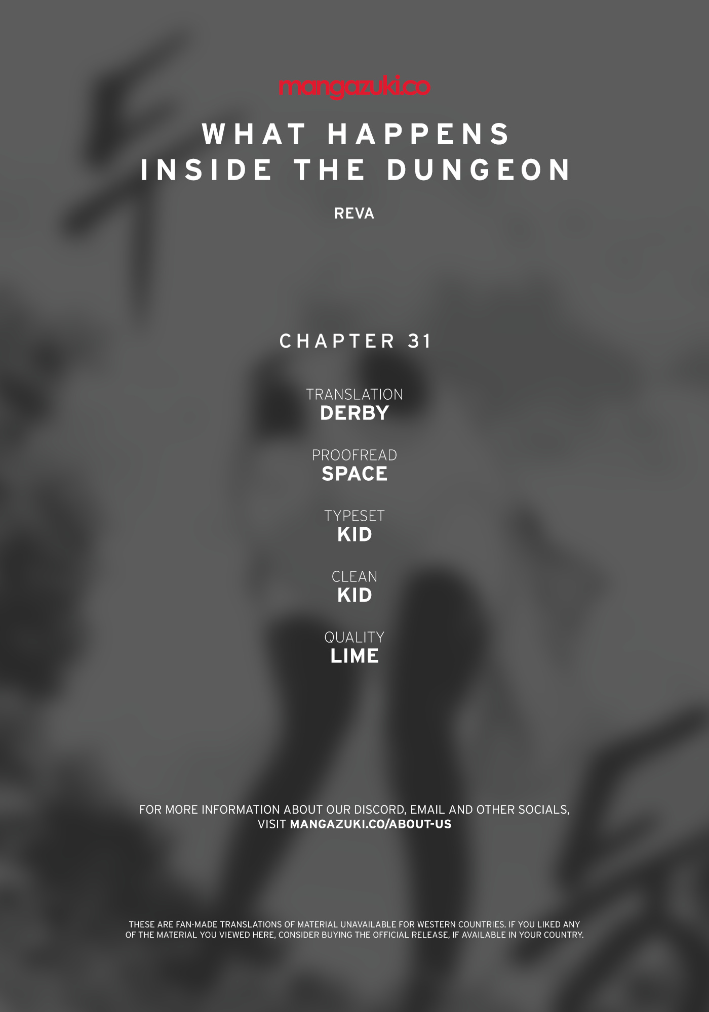 What Happens Inside the Dungeon chapter 31 page 1