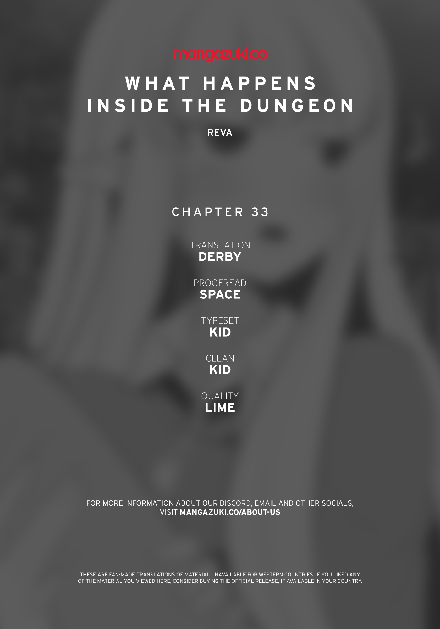 What Happens Inside the Dungeon chapter 33 page 1