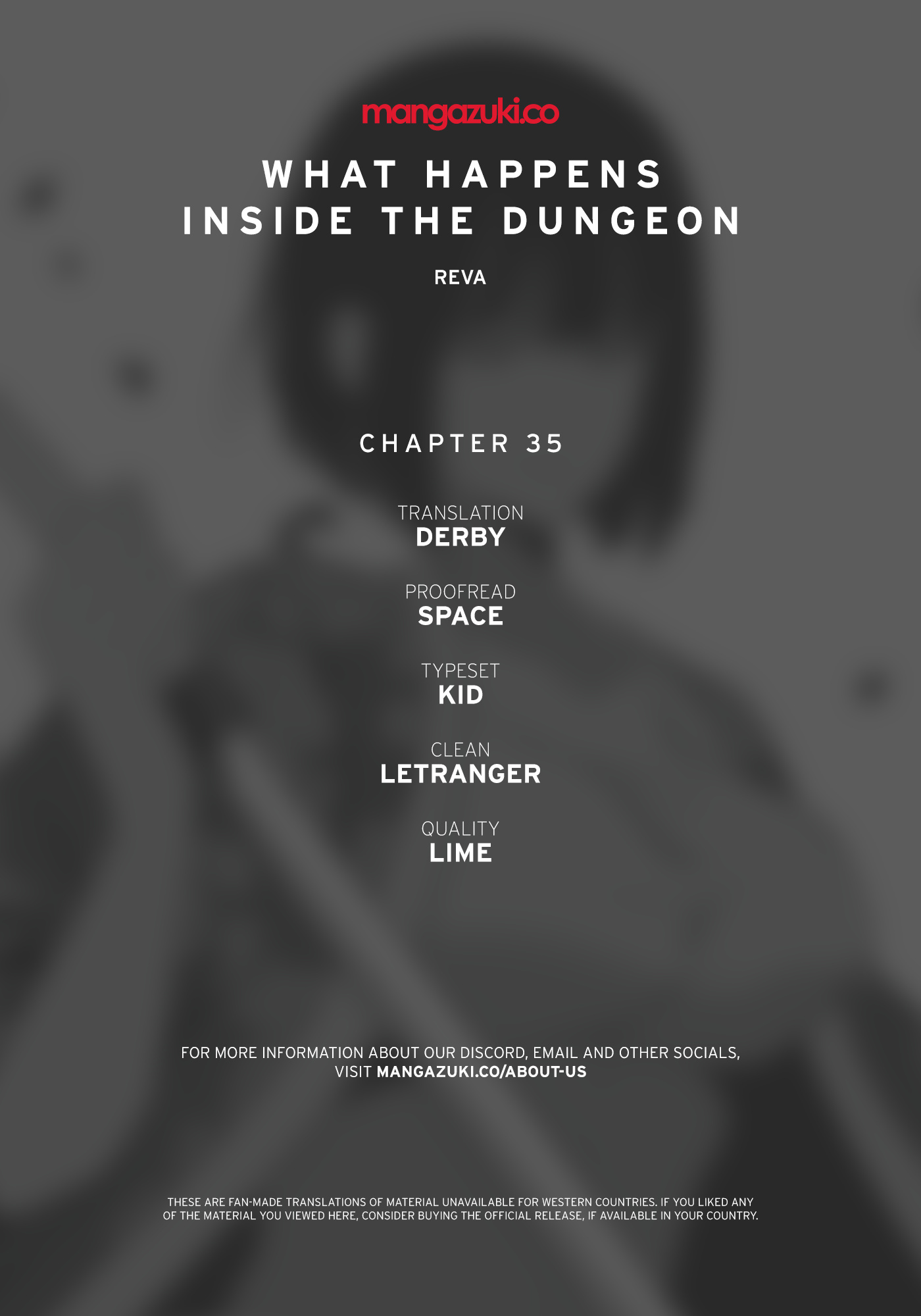 What Happens Inside the Dungeon chapter 35 page 1
