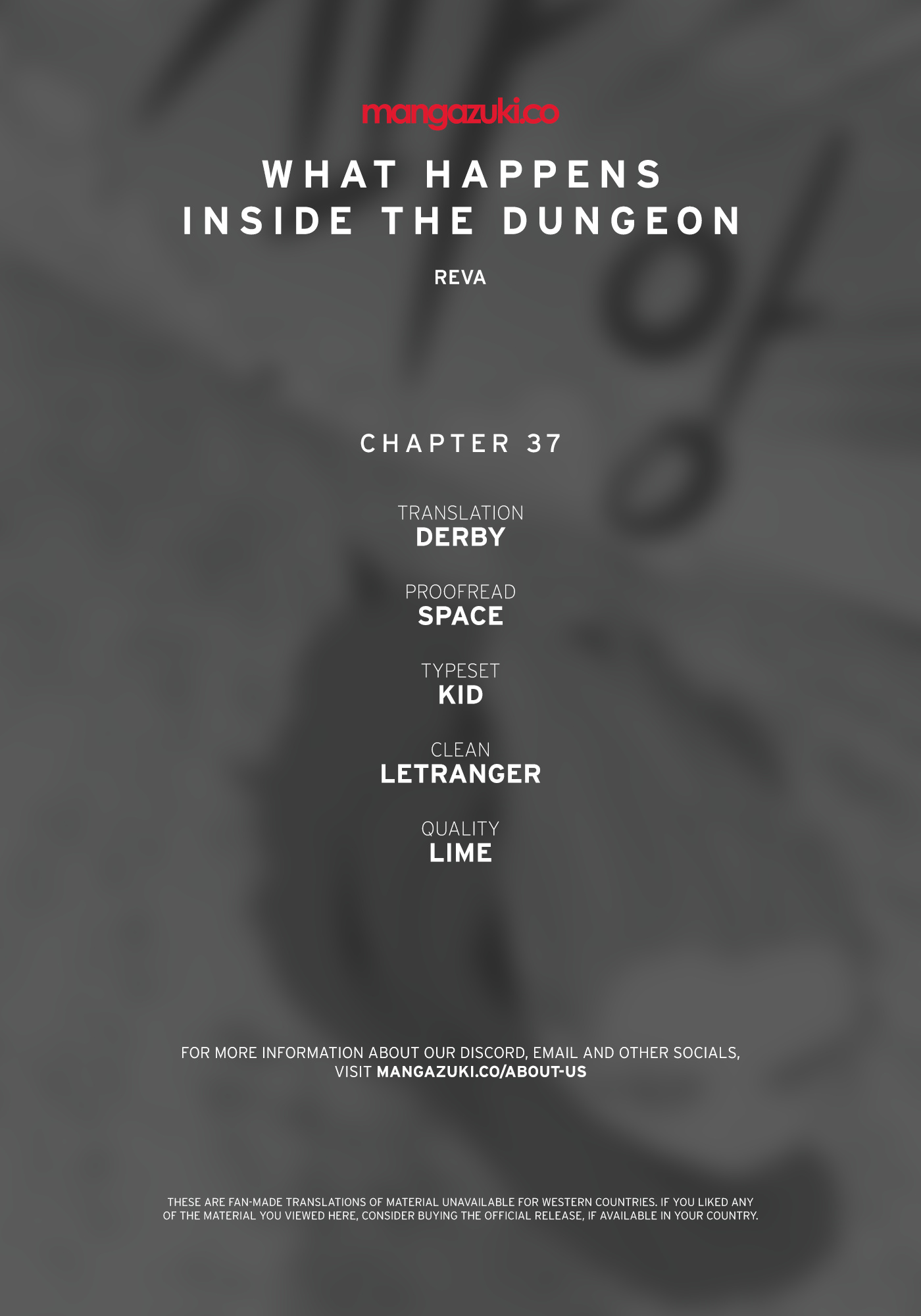 What Happens Inside the Dungeon chapter 37 page 1