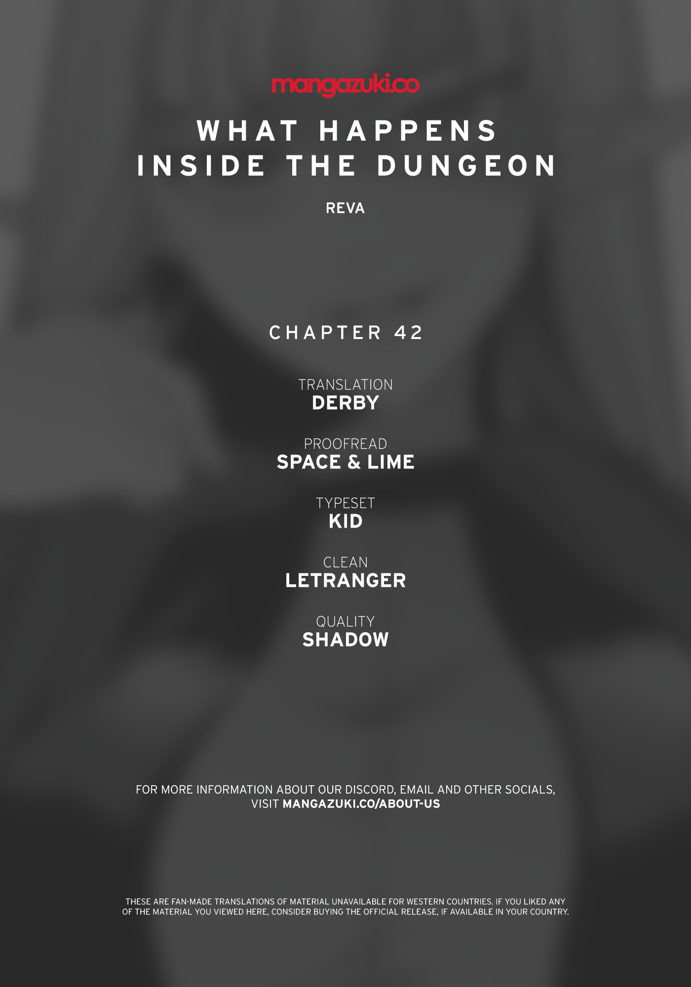 What Happens Inside the Dungeon chapter 42 page 1