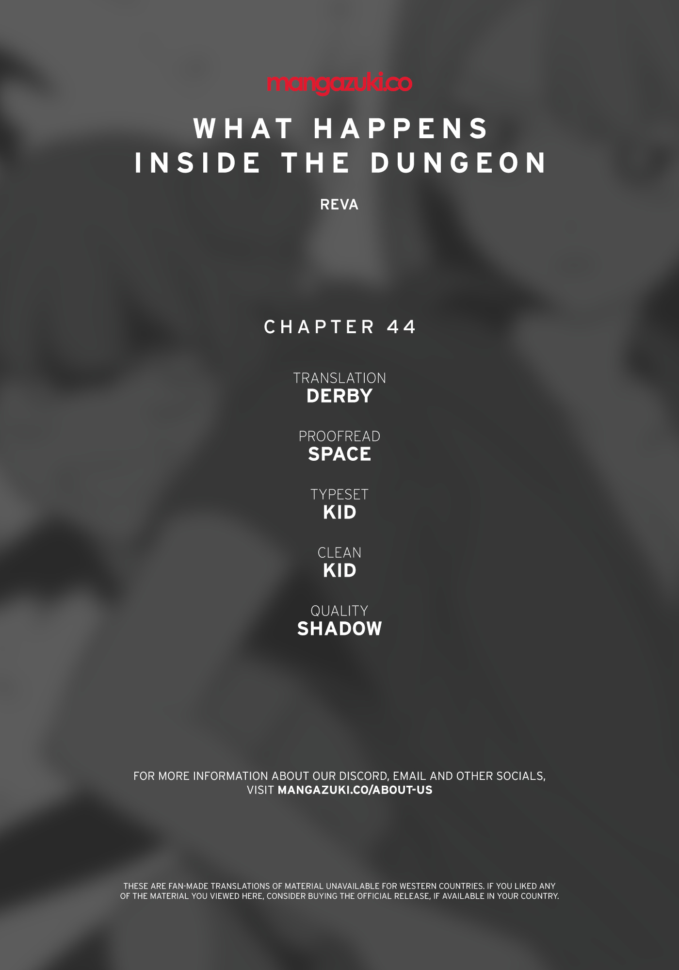 What Happens Inside the Dungeon chapter 44 page 1
