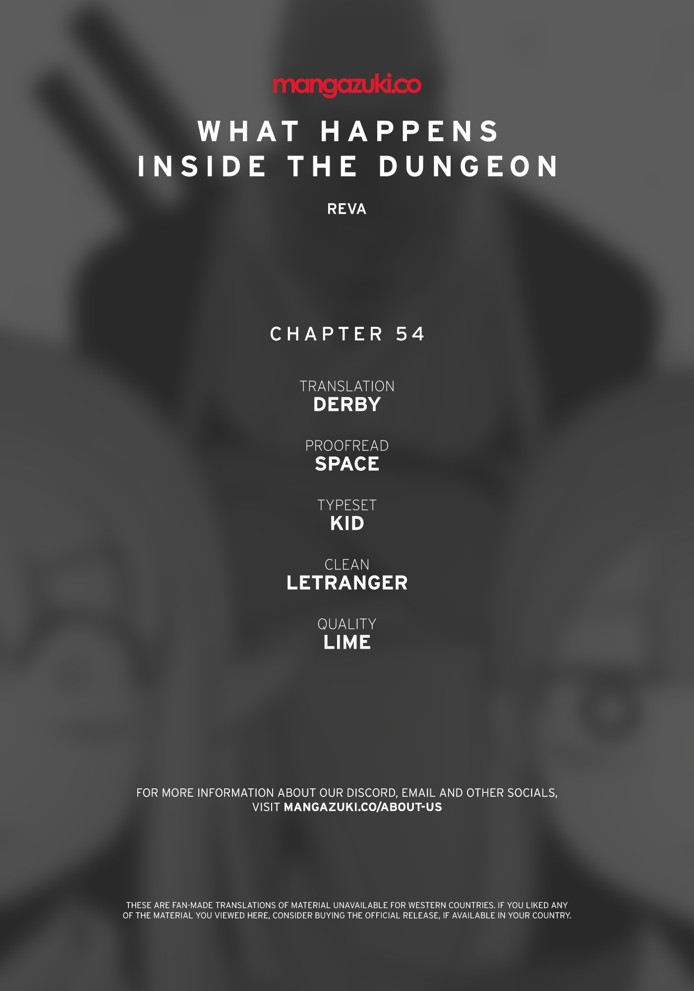 What Happens Inside the Dungeon chapter 54 page 1