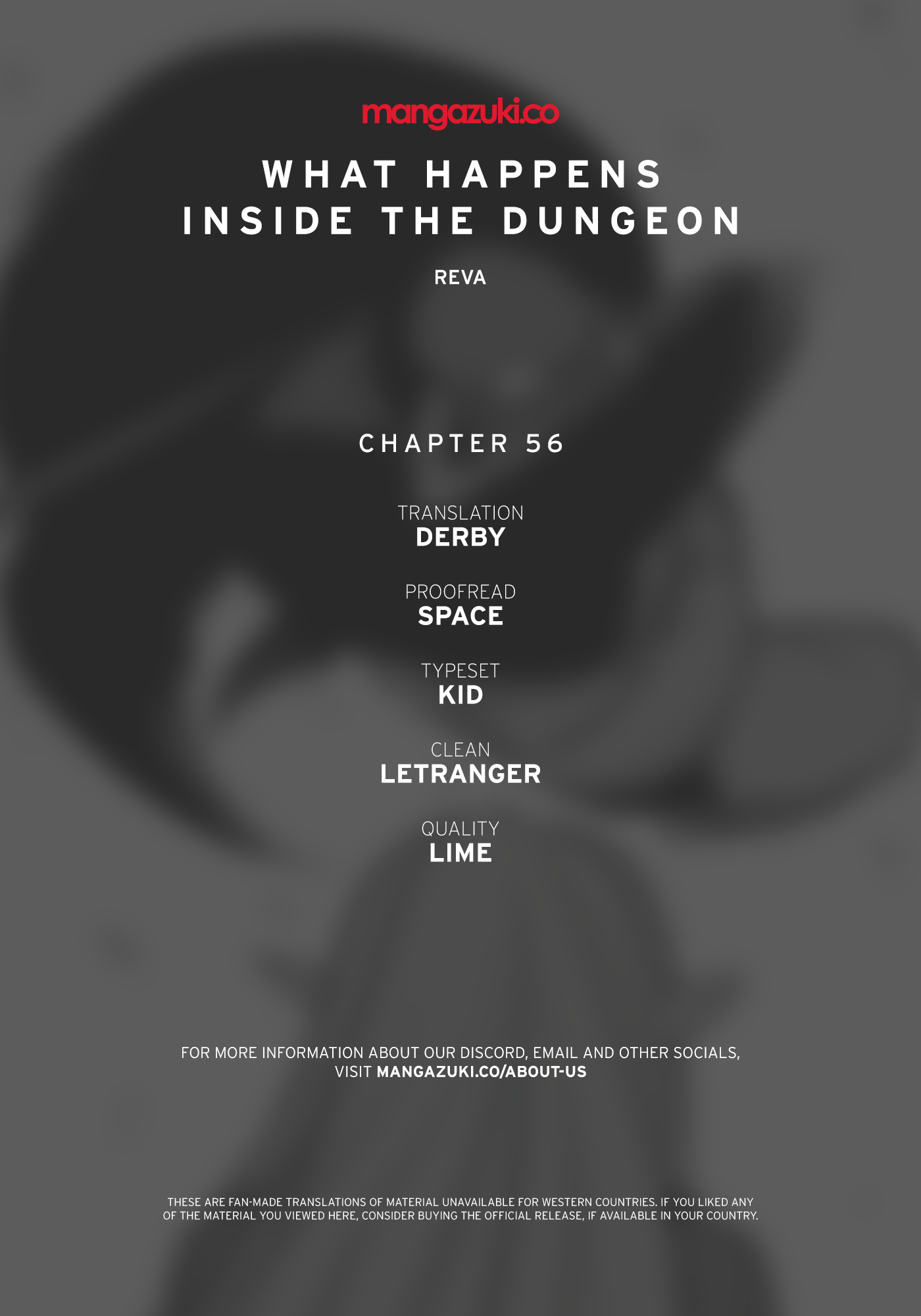 What Happens Inside the Dungeon chapter 56 page 1