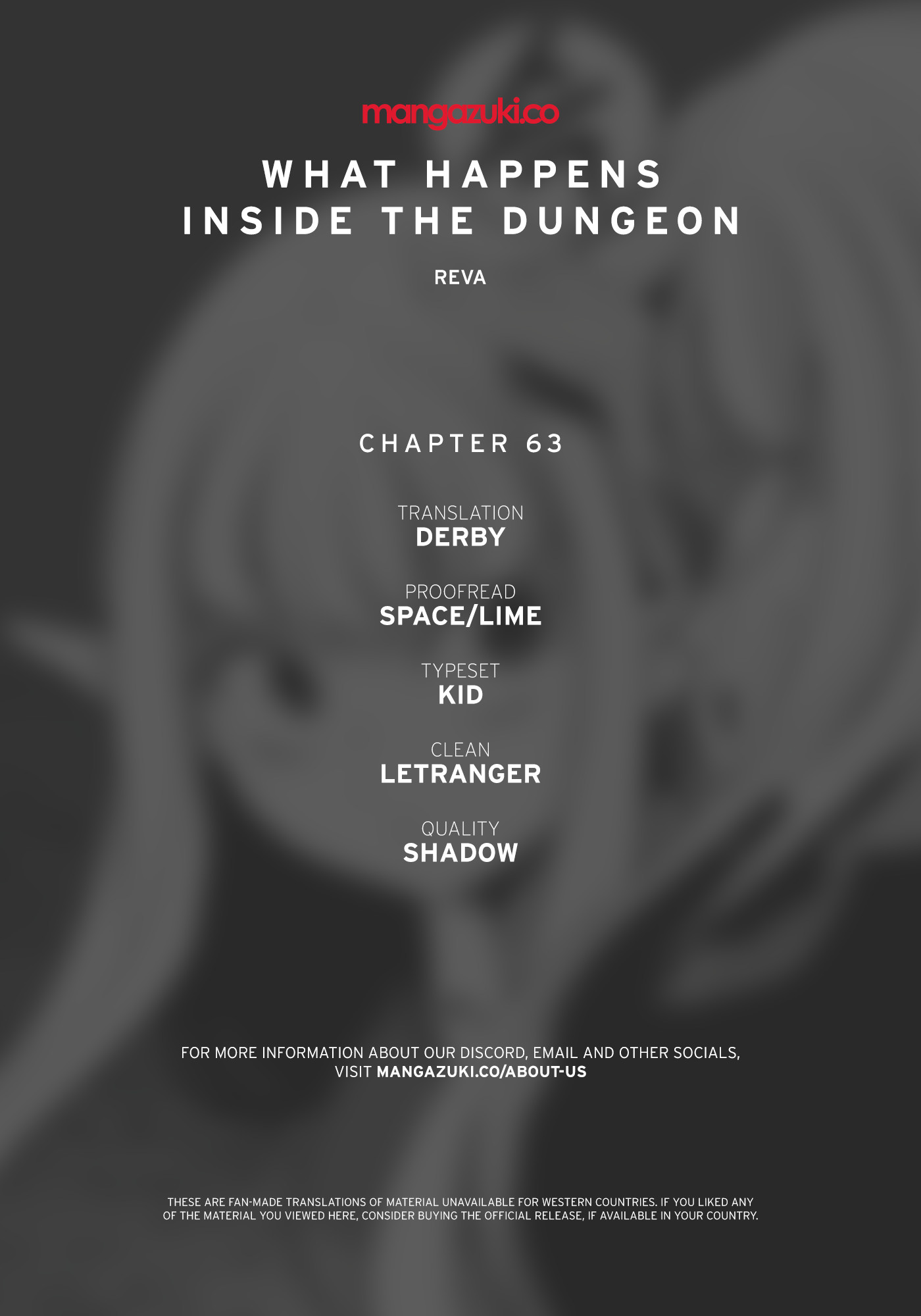 What Happens Inside the Dungeon chapter 63 page 1