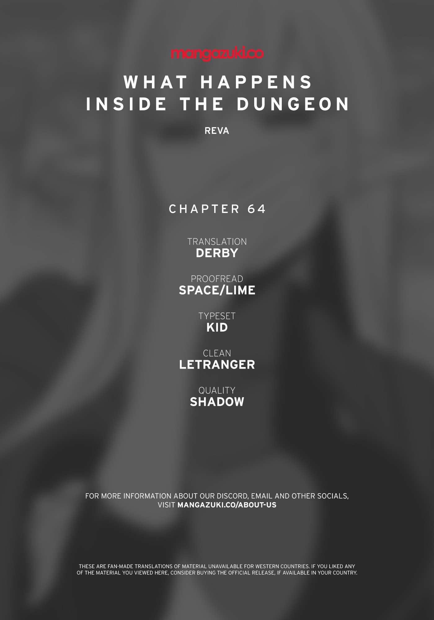 What Happens Inside the Dungeon chapter 64 page 1