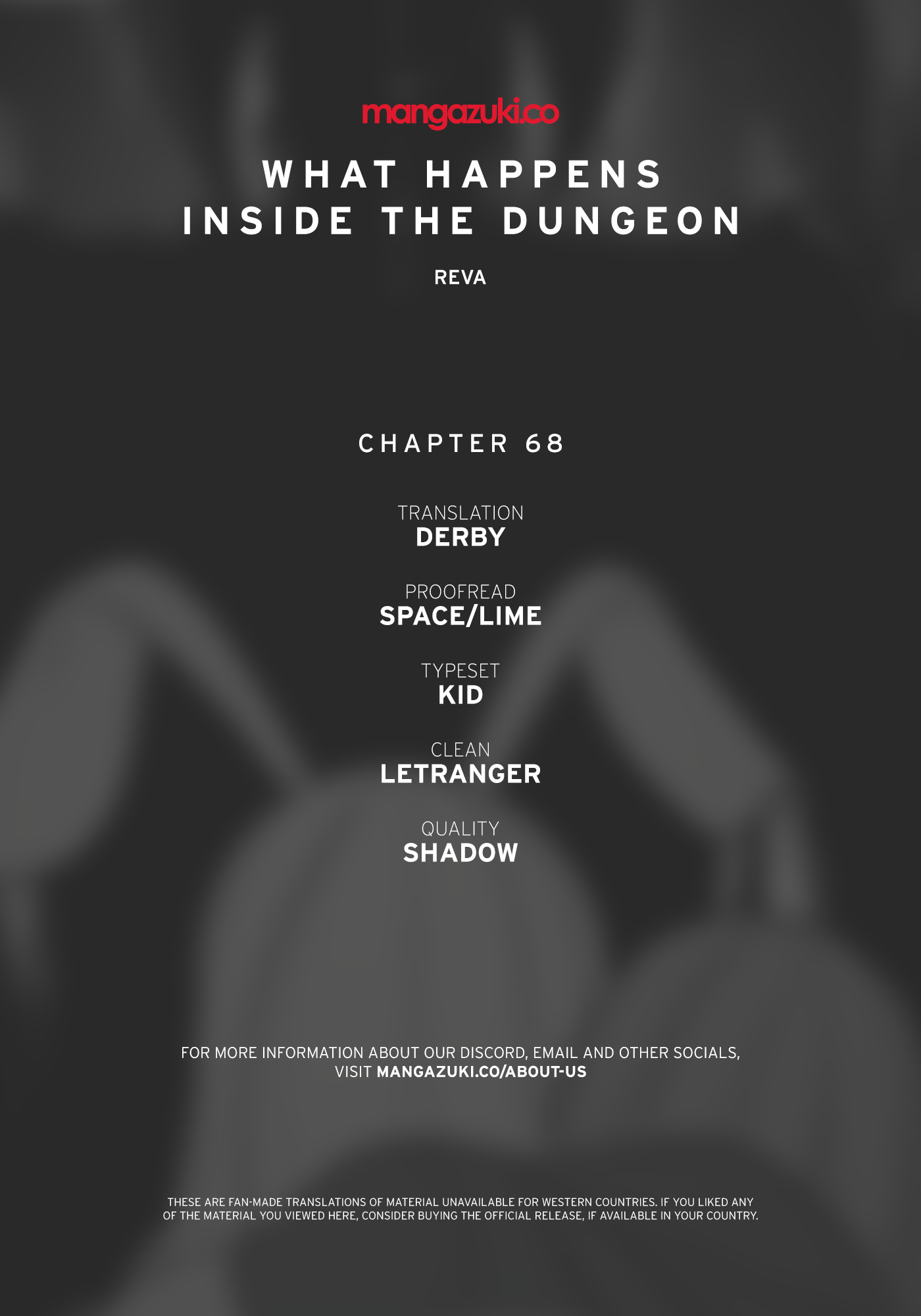 What Happens Inside the Dungeon chapter 68 page 1