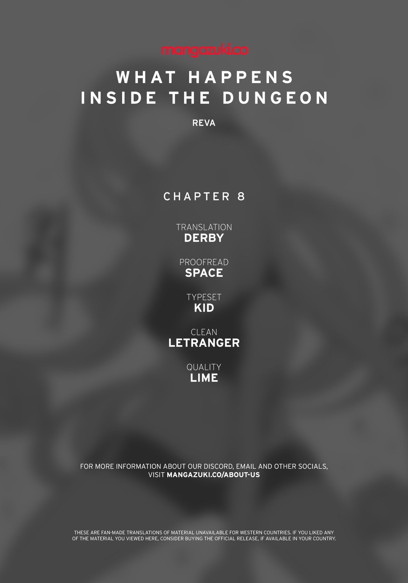 What Happens Inside the Dungeon chapter 8 page 1