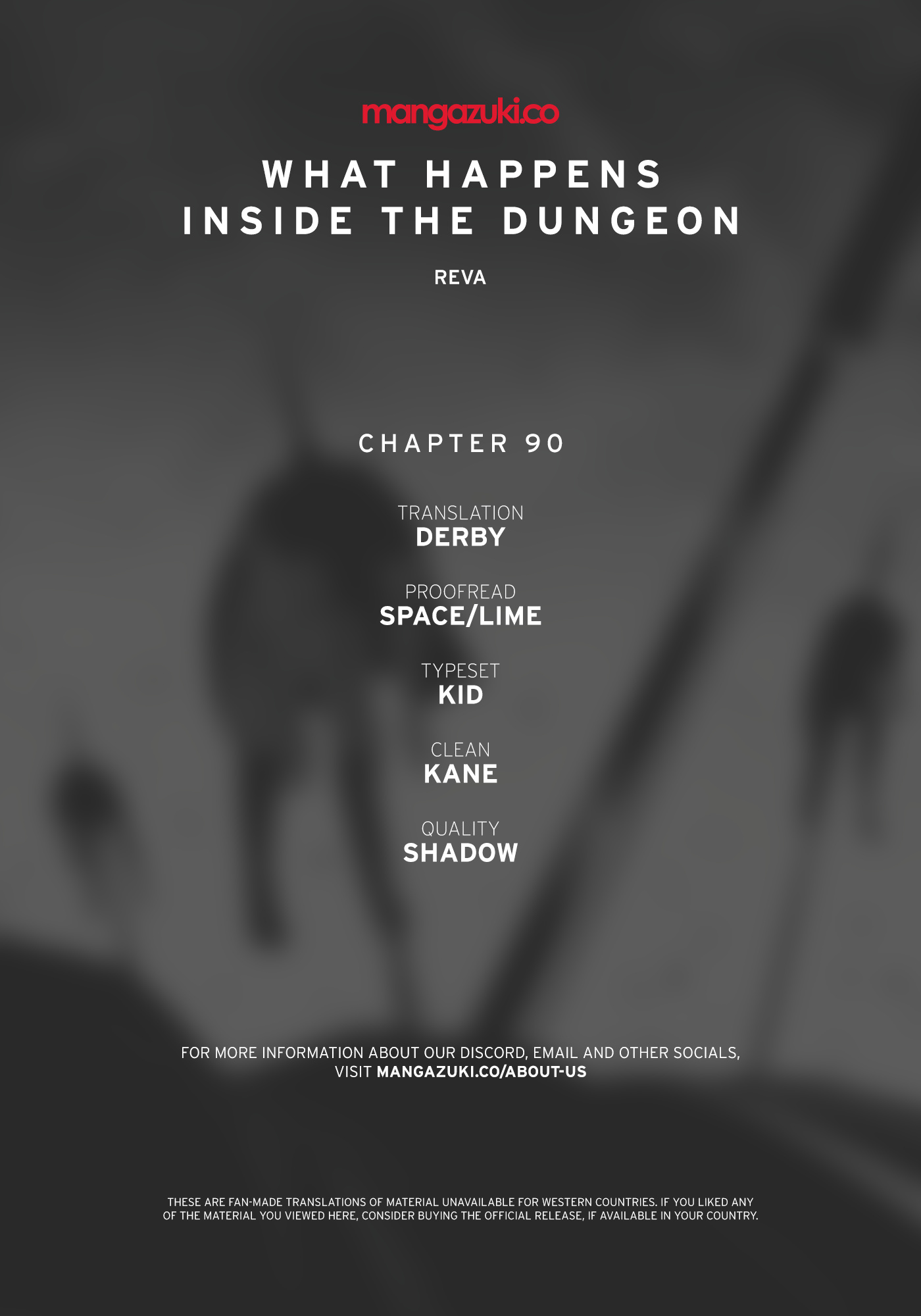 What Happens Inside the Dungeon chapter 90 page 1
