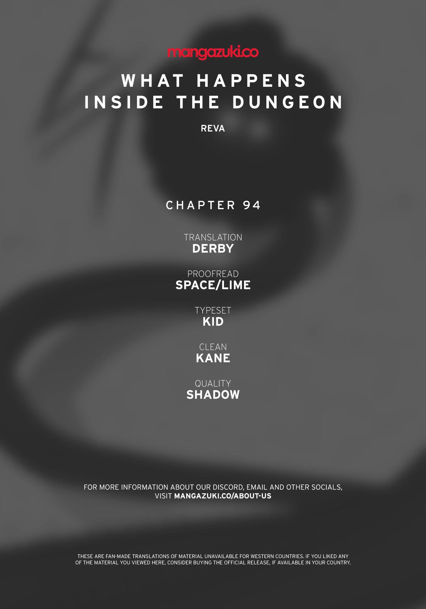 What Happens Inside the Dungeon chapter 94 page 1