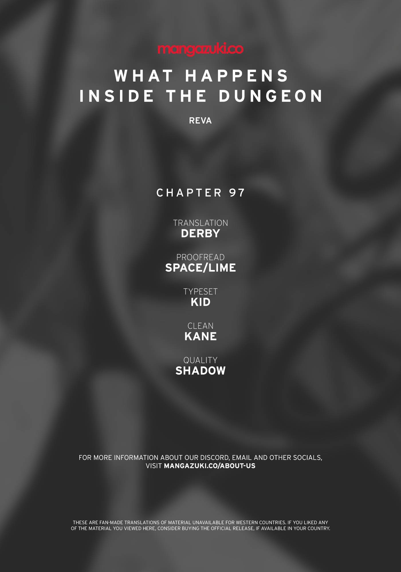 What Happens Inside the Dungeon chapter 97 page 1
