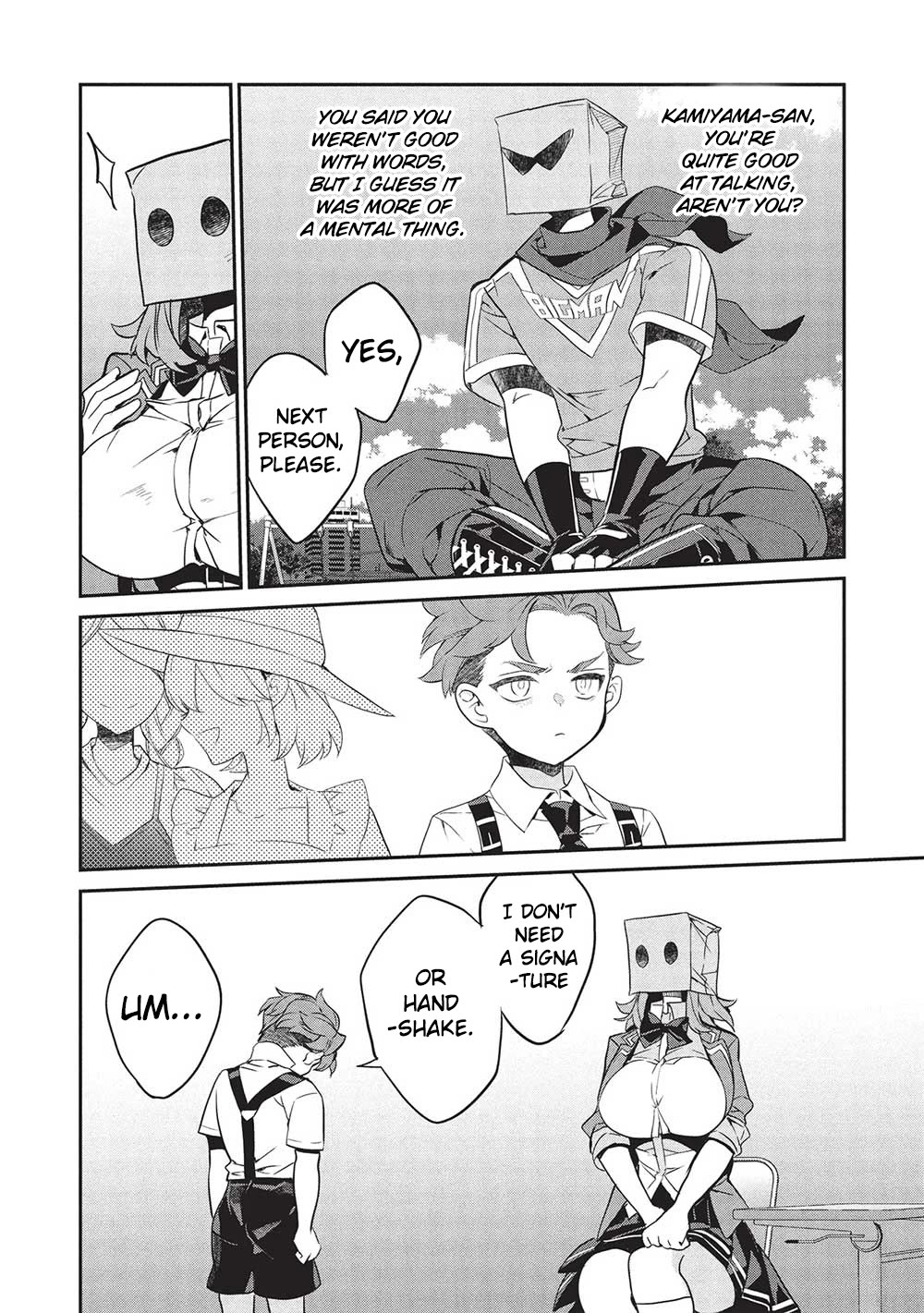 What's under Kamiyama-san's paper bag? chapter 21 page 22